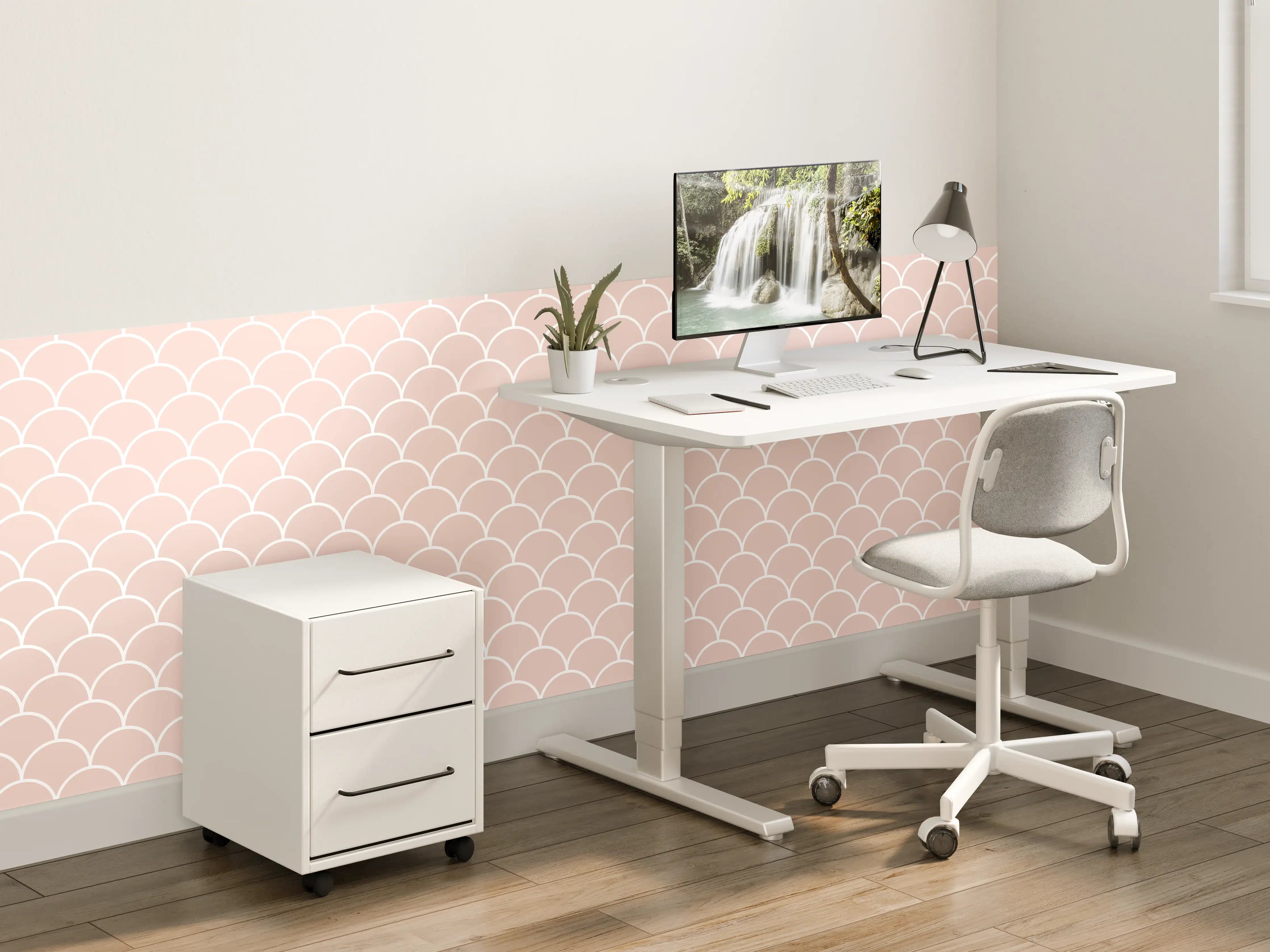 Kinderzimmer Wandgestaltung - Sanfte Imperiale Cipria-Optik