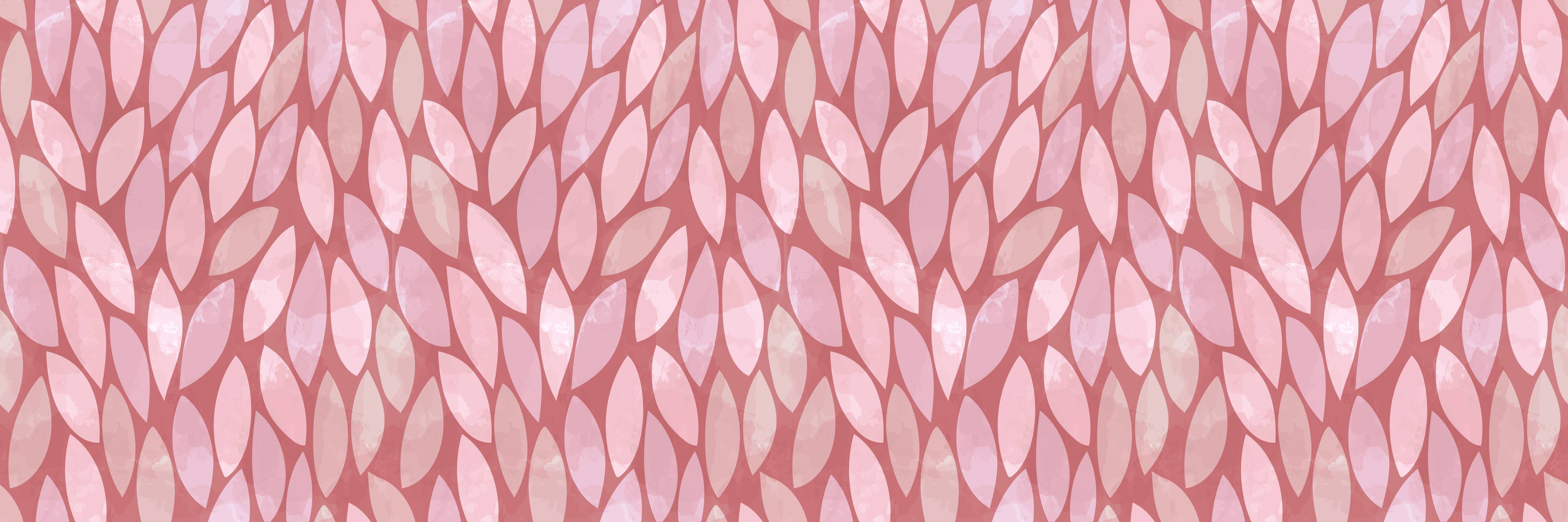 Kinderzimmer Wandgestaltung-Sanfte Pink-Töne mit Blattmuster