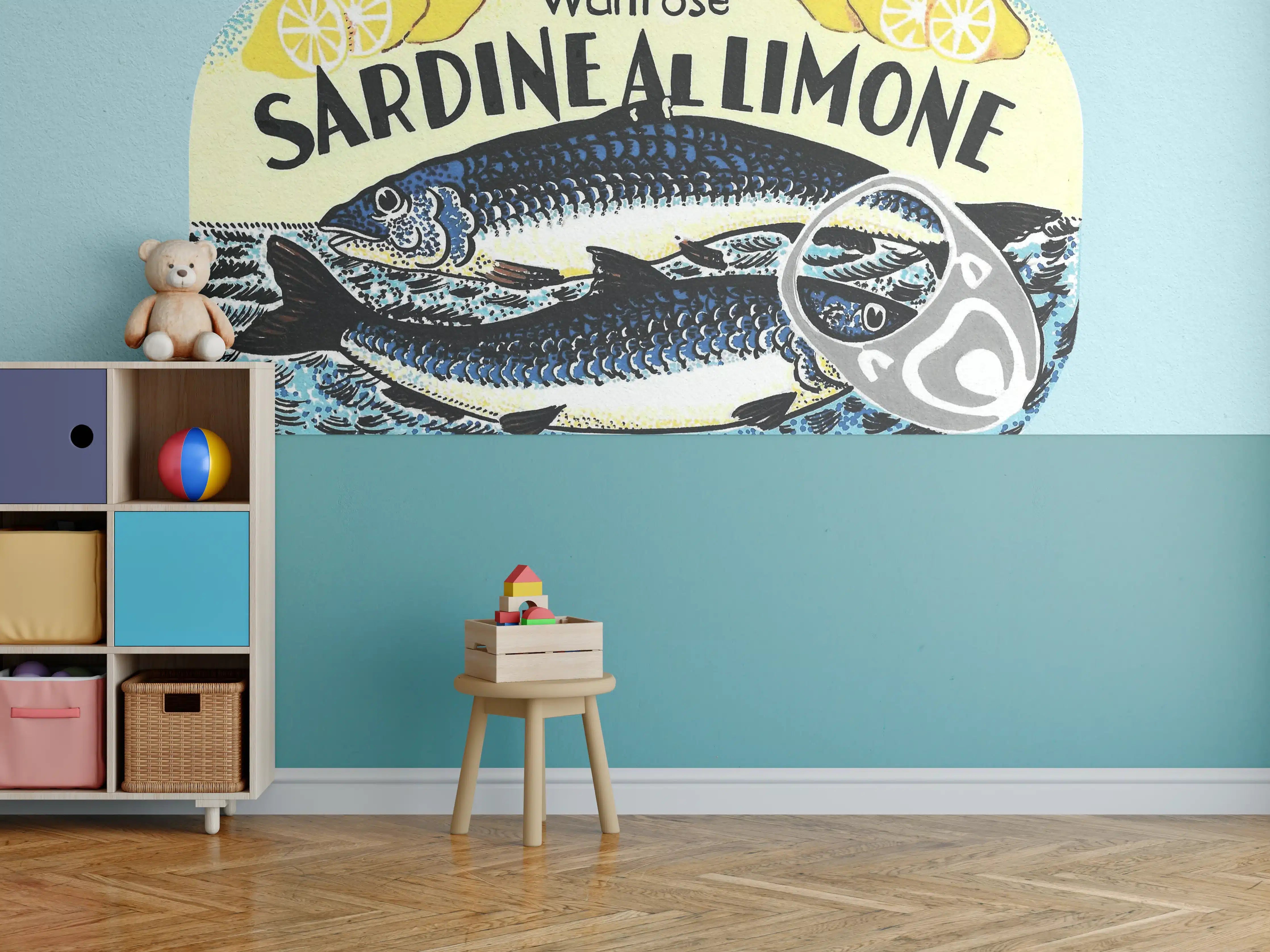 Kinderzimmer Wandgestaltung - Sardine Al Limone
