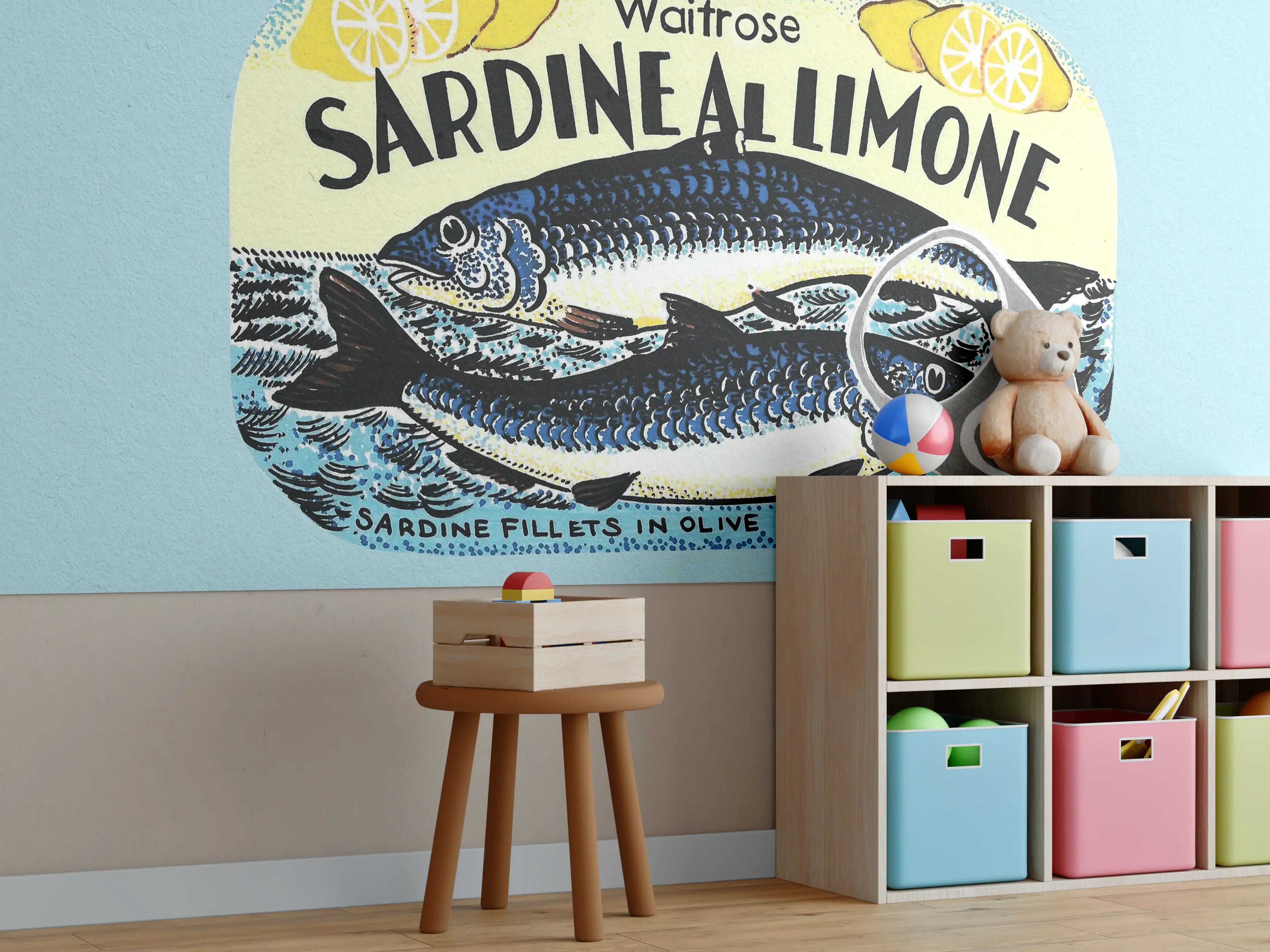 Kinderzimmer Wandgestaltung - Sardine Al Limone
