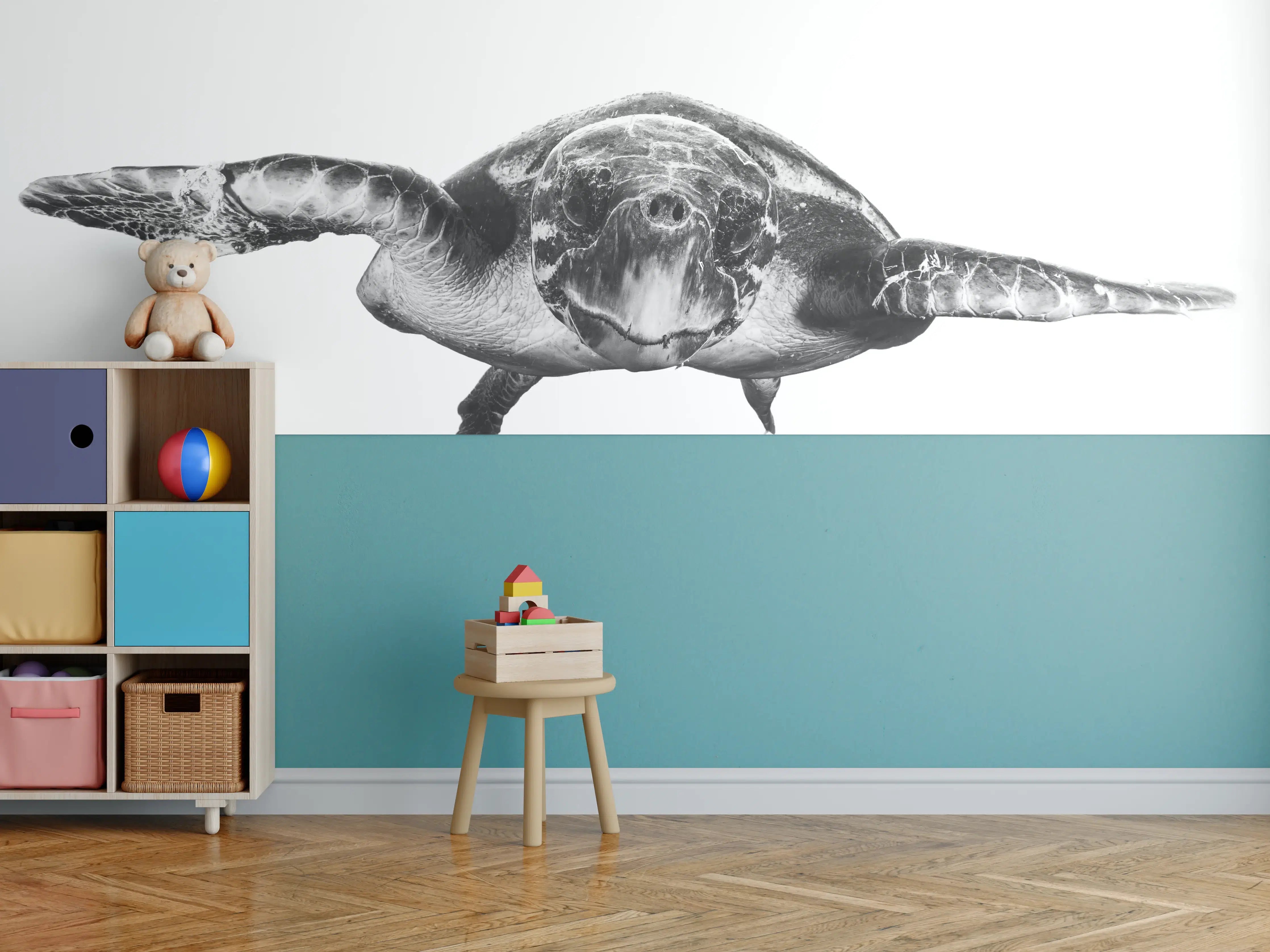 Kinderzimmer Wandgestaltung - Schildkröte