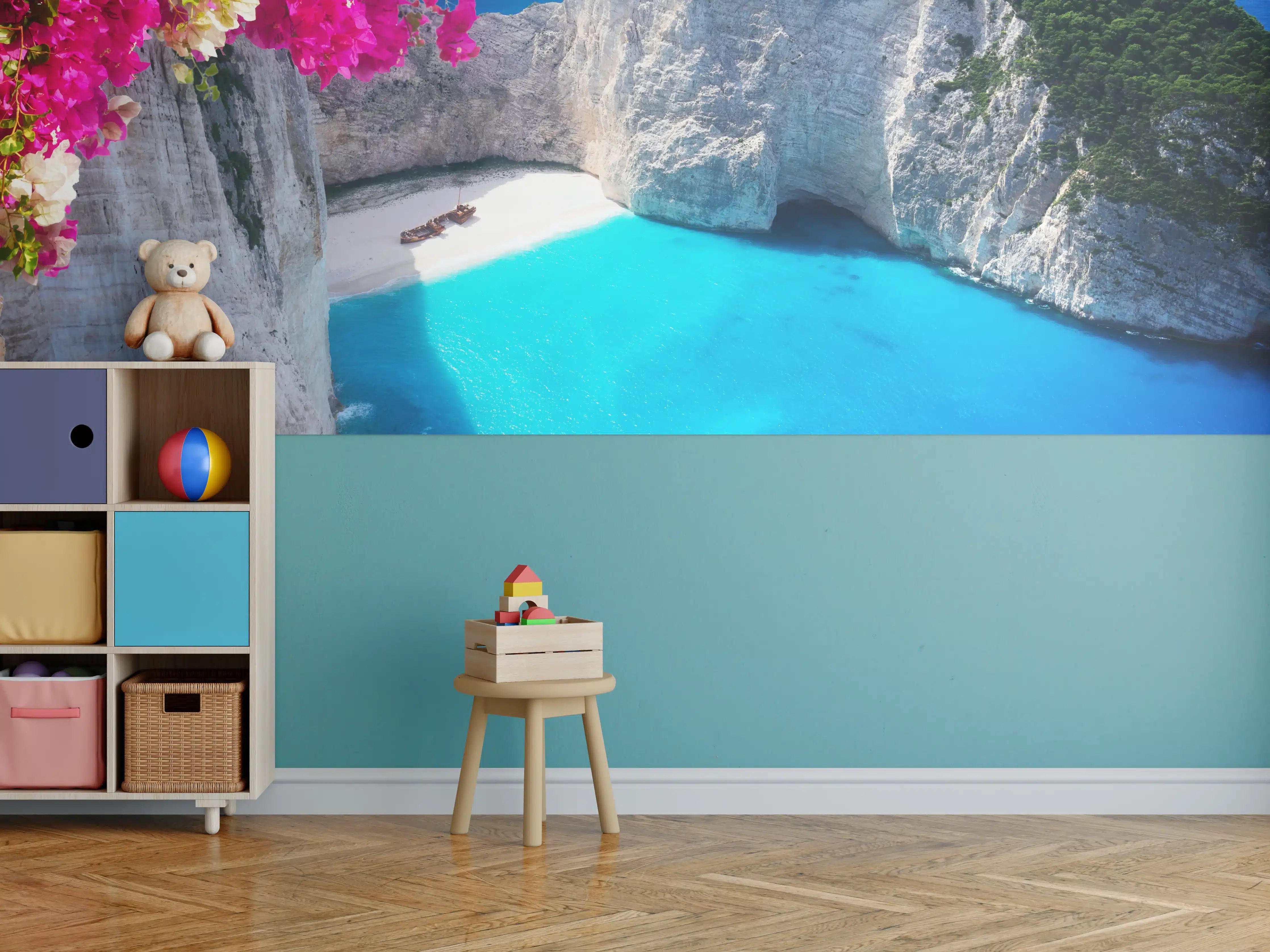 Kinderzimmer Wandgestaltung - Schöne Landschaft der Insel Zakinthos