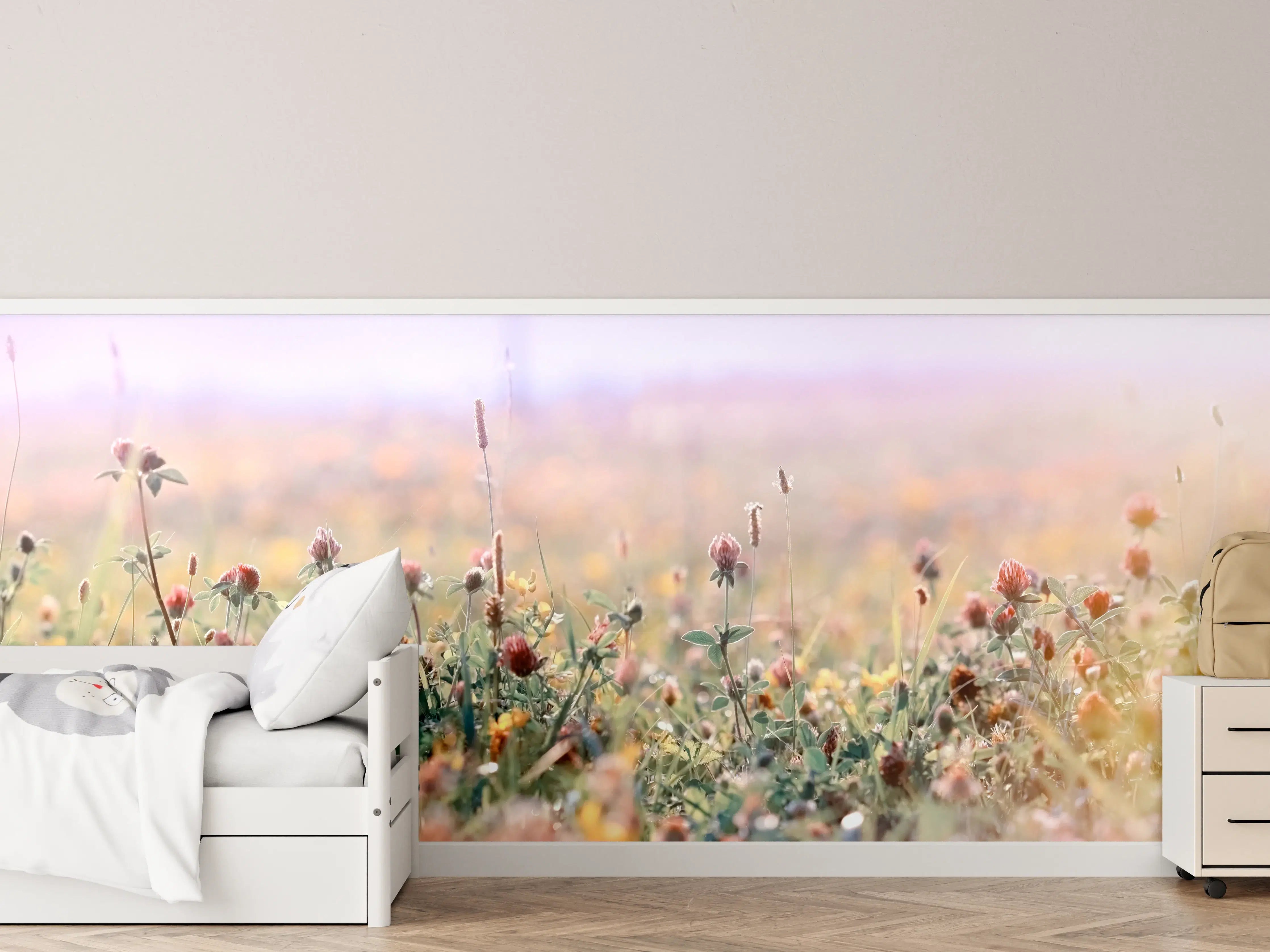 Kinderzimmer Wandgestaltung - Schöne Wiese