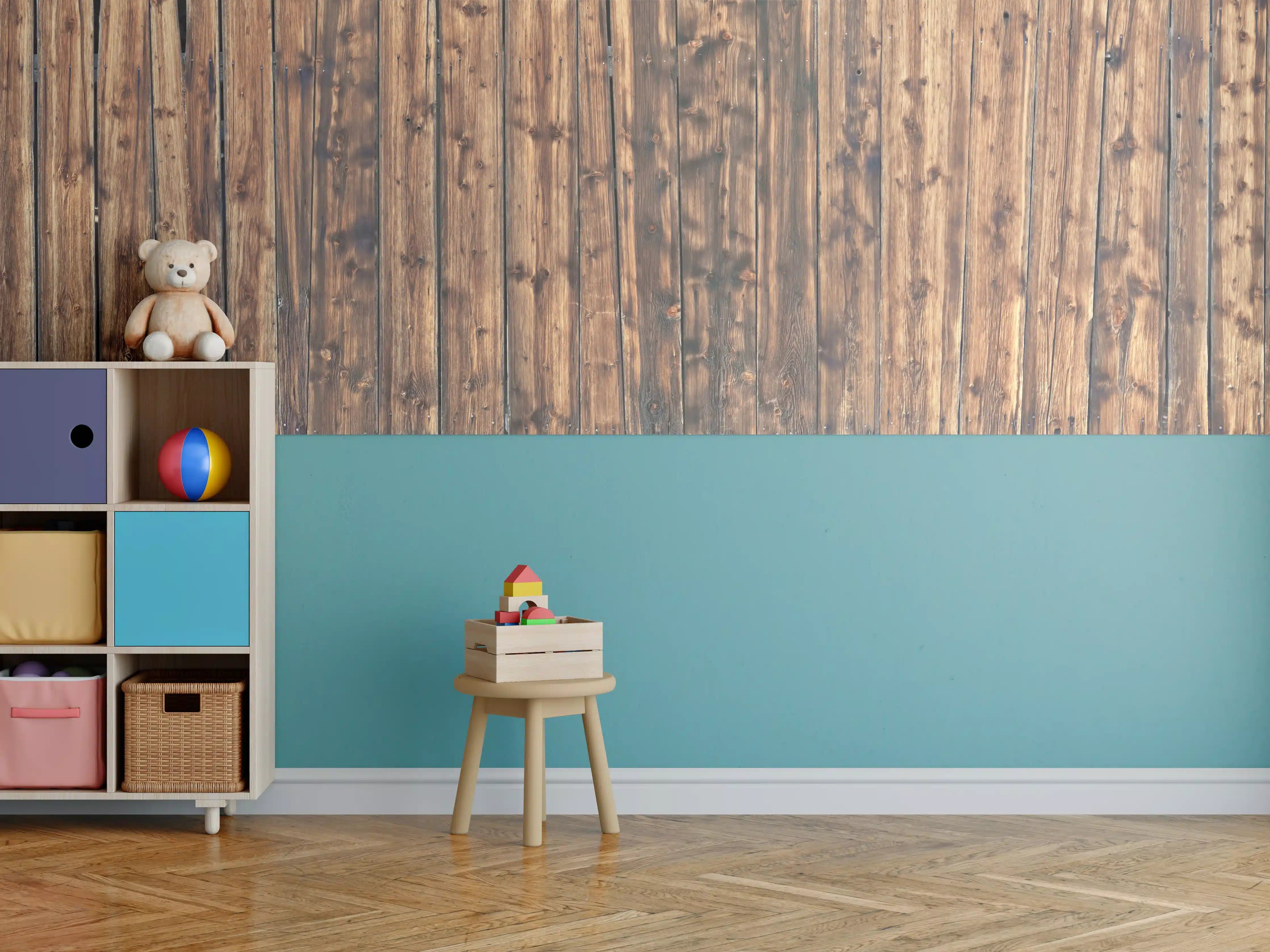 Kinderzimmer Wandgestaltung - Schöne verwitterte Hüttenwand