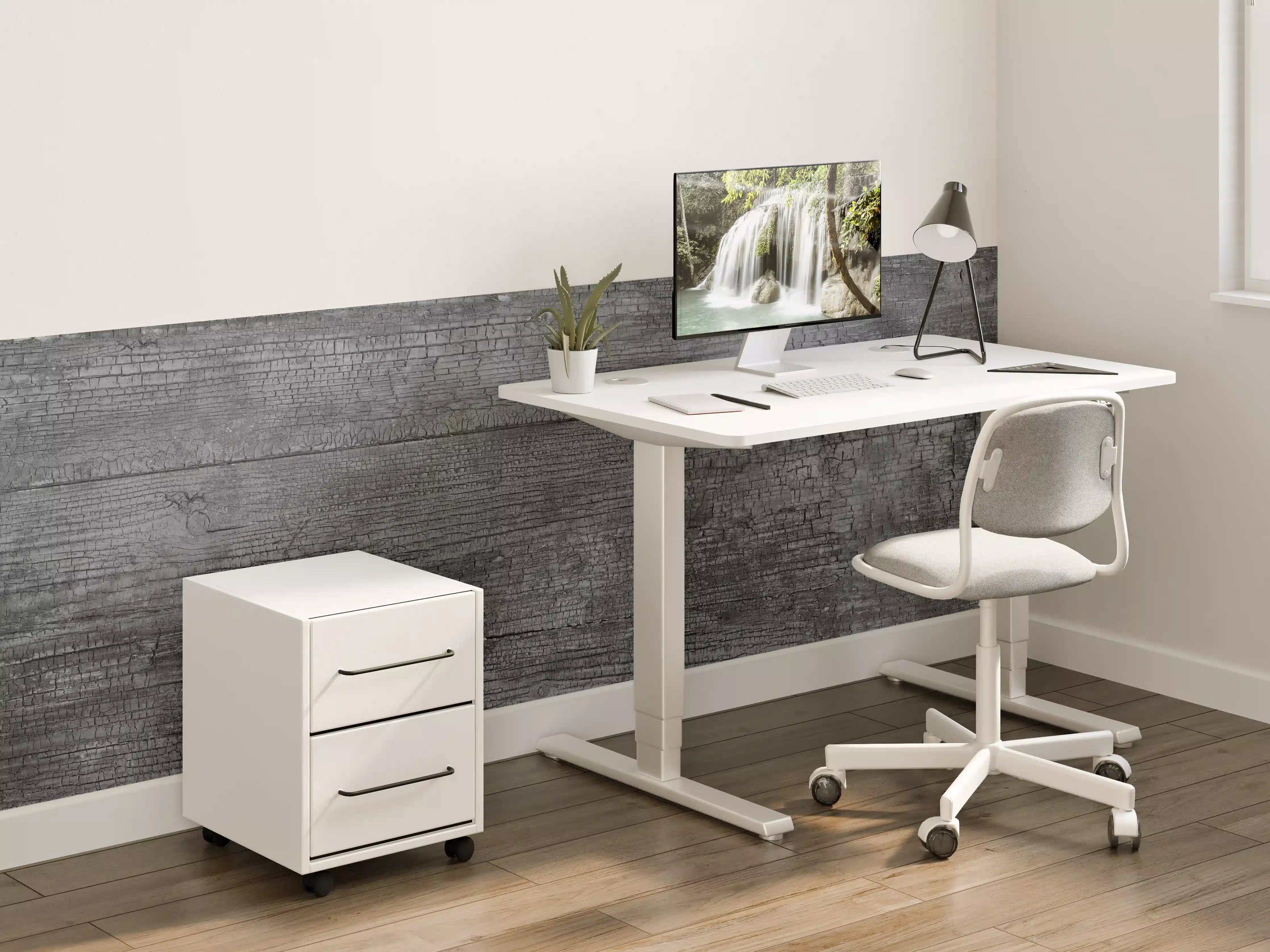 Kinderzimmer Wandgestaltung - Schwarz-Graue Holztextur