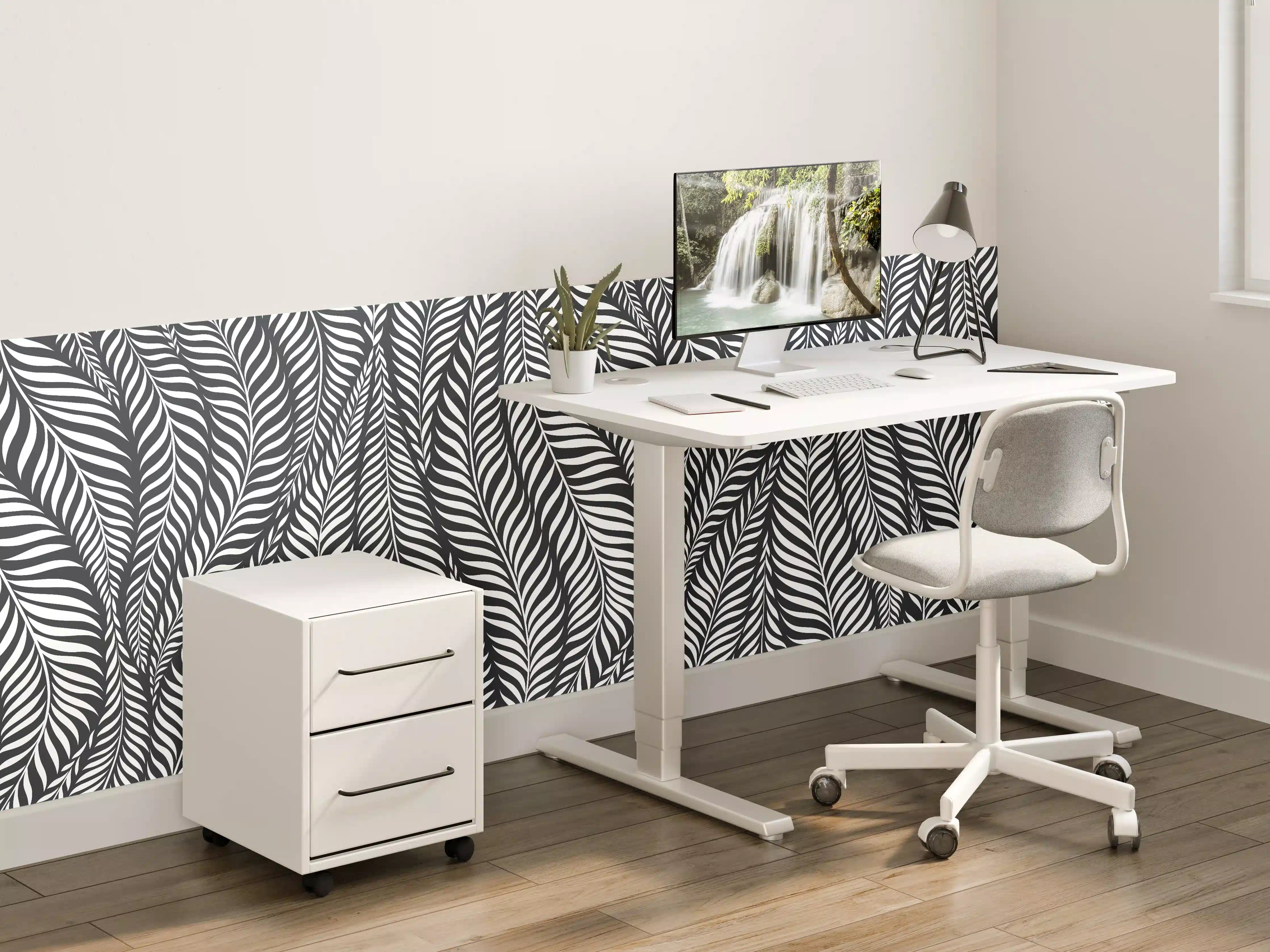 Kinderzimmer Wandgestaltung - Schwarz-Weiß-Optik für eleganten Stil