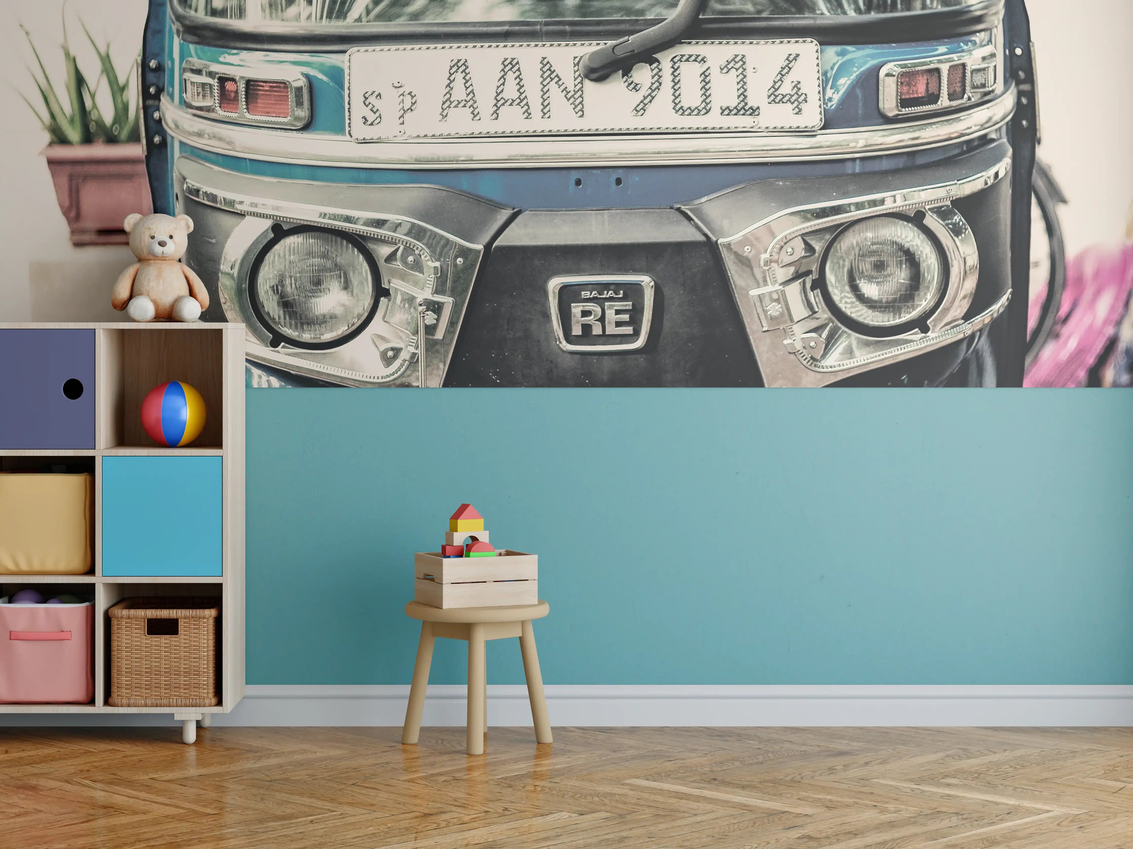 Kinderzimmer Wandgestaltung - Self Drive