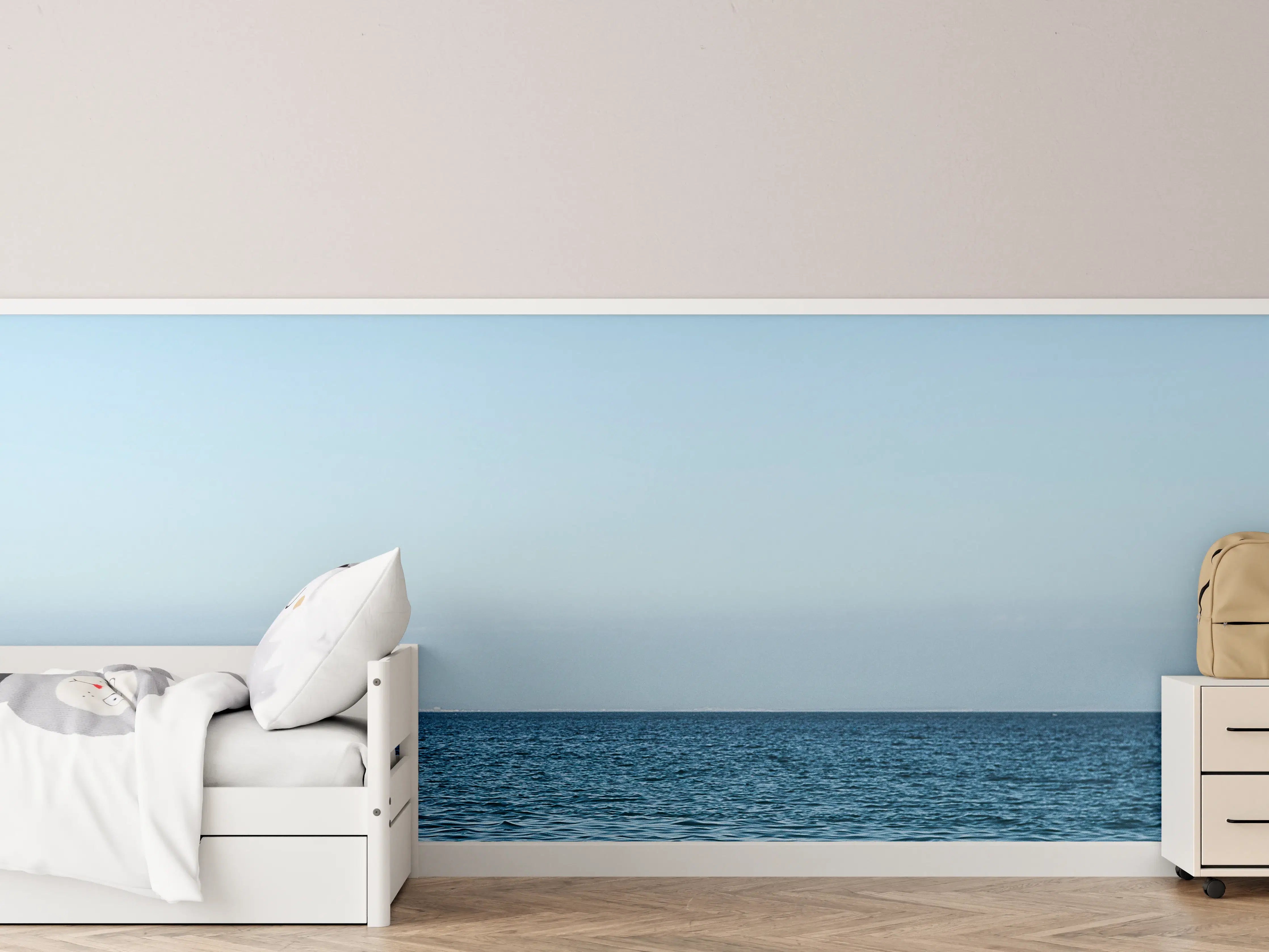 Kinderzimmer Wandgestaltung - Serene Beach Seascape