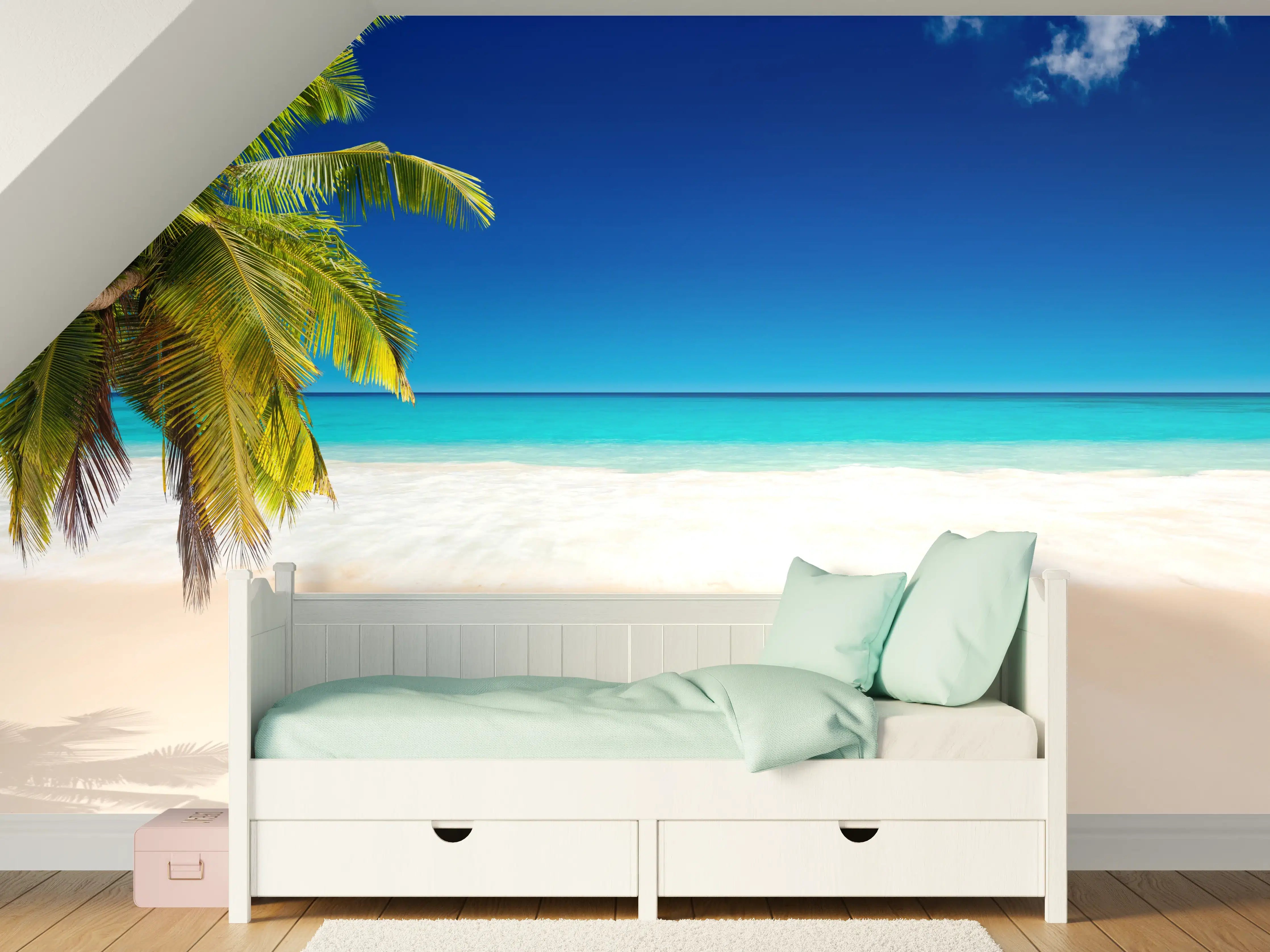 Kinderzimmer Wandgestaltung - Seychellen Strand