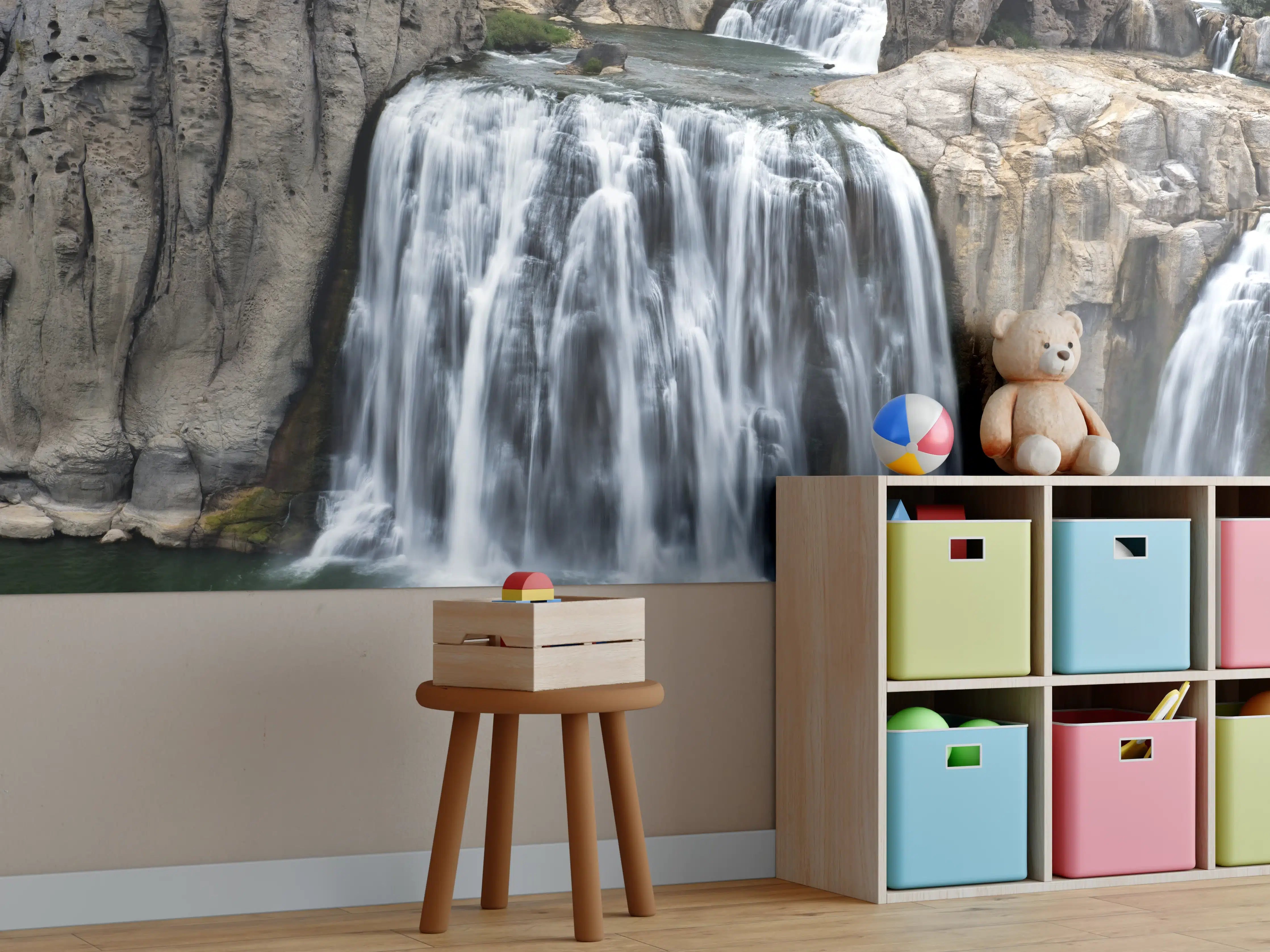 Kinderzimmer Wandgestaltung - Shoshone Wasserfall