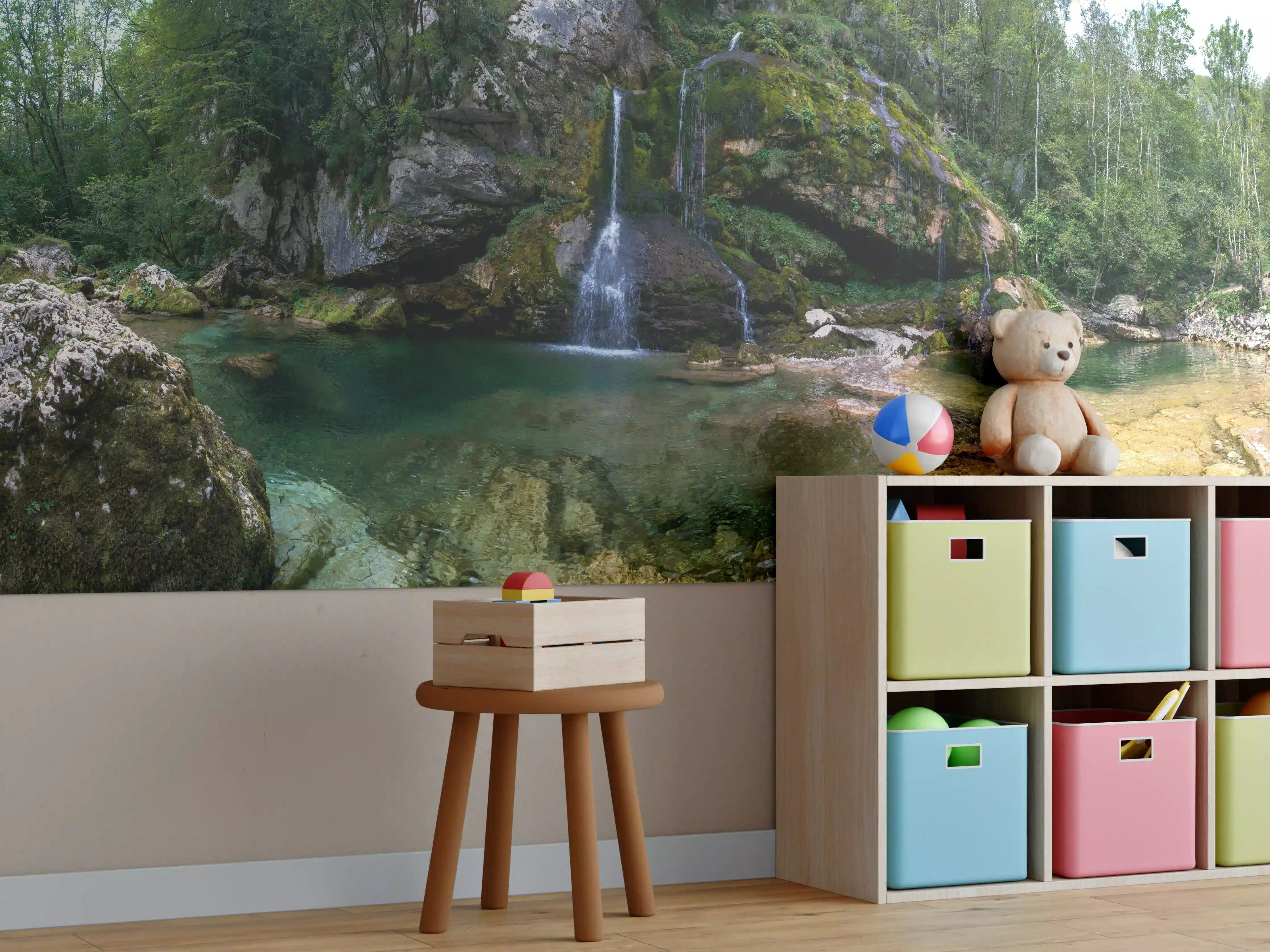 Kinderzimmer Wandgestaltung - Sommerliche Atmosphäre in den Slowenischen Alpen