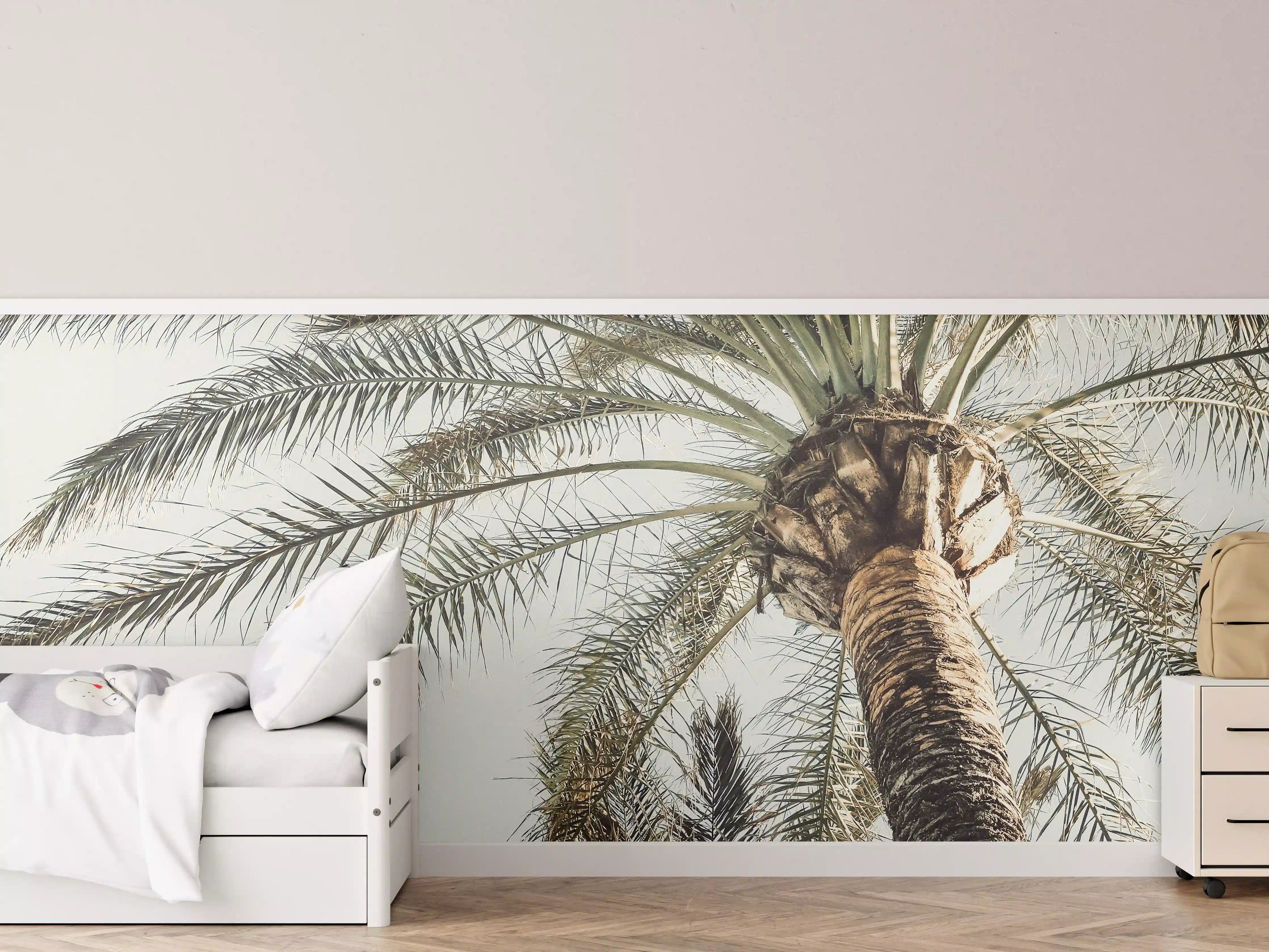 Kinderzimmer Wandgestaltung - Sommerliche Palme 
