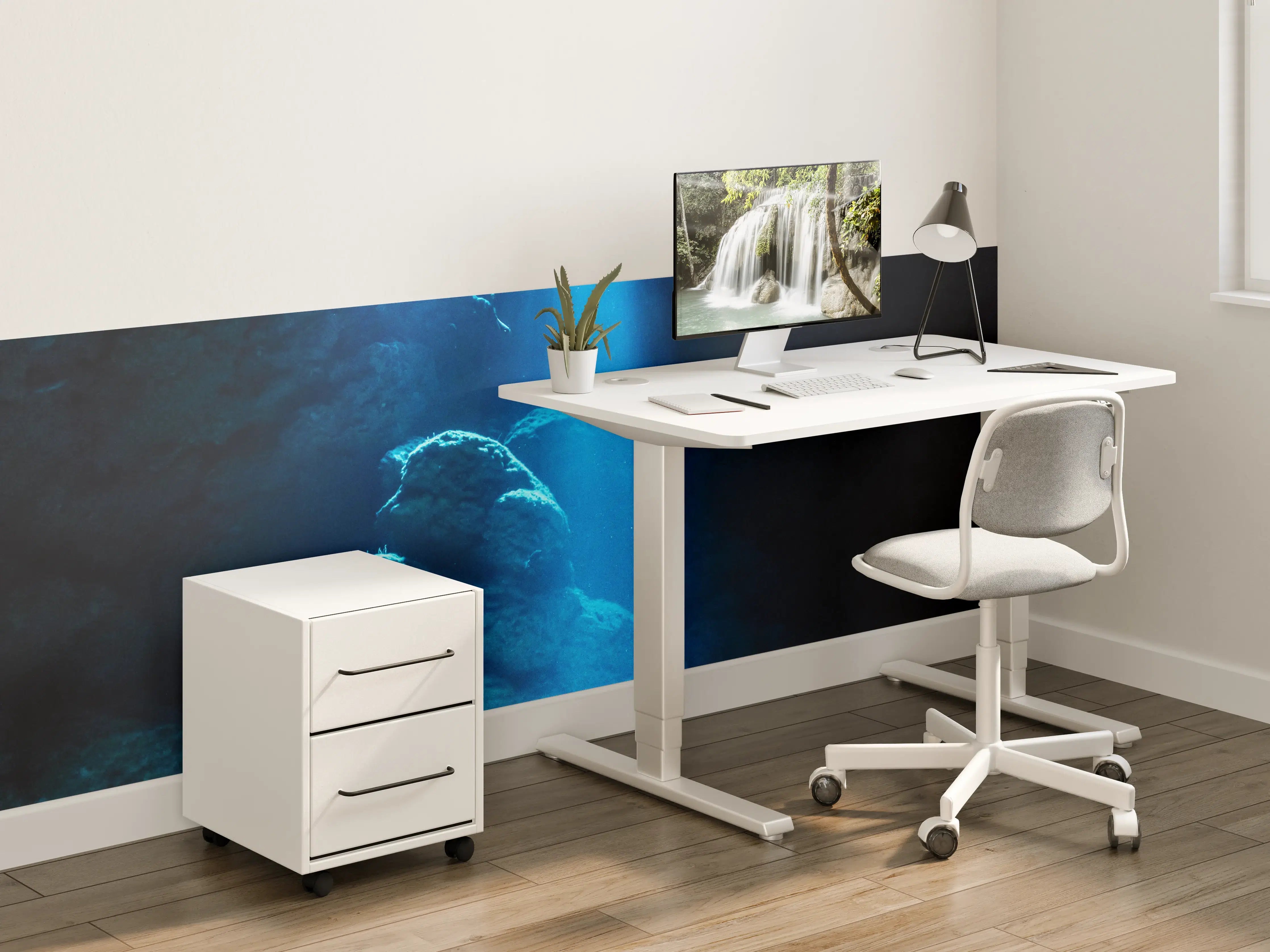 Kinderzimmer Wandgestaltung - Sonnenstrahl in die Unterwasserhöhle im japanischen Ozean