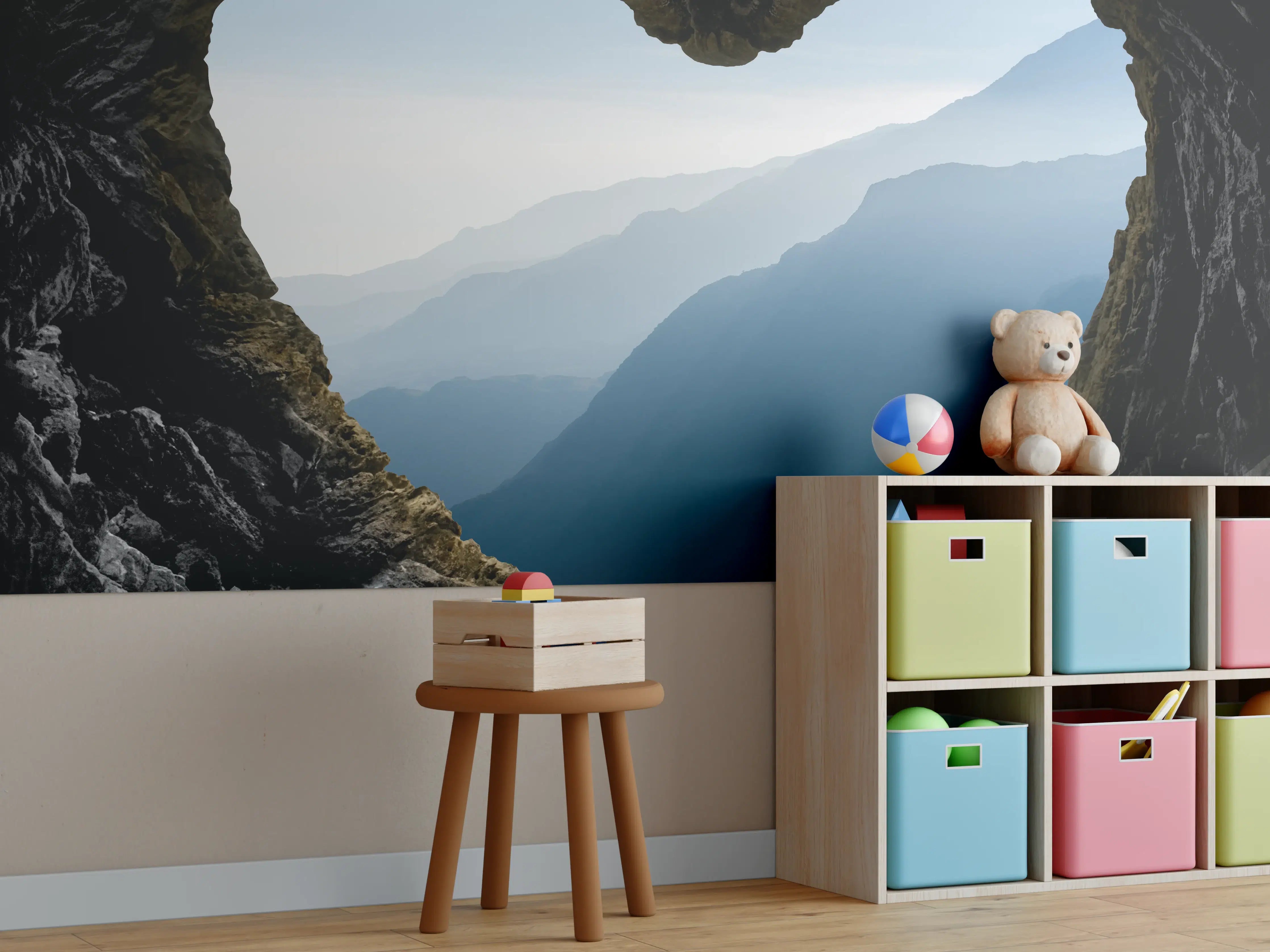 Kinderzimmer Wandgestaltung - Spektakuläre und mystische Gebirgsschicht