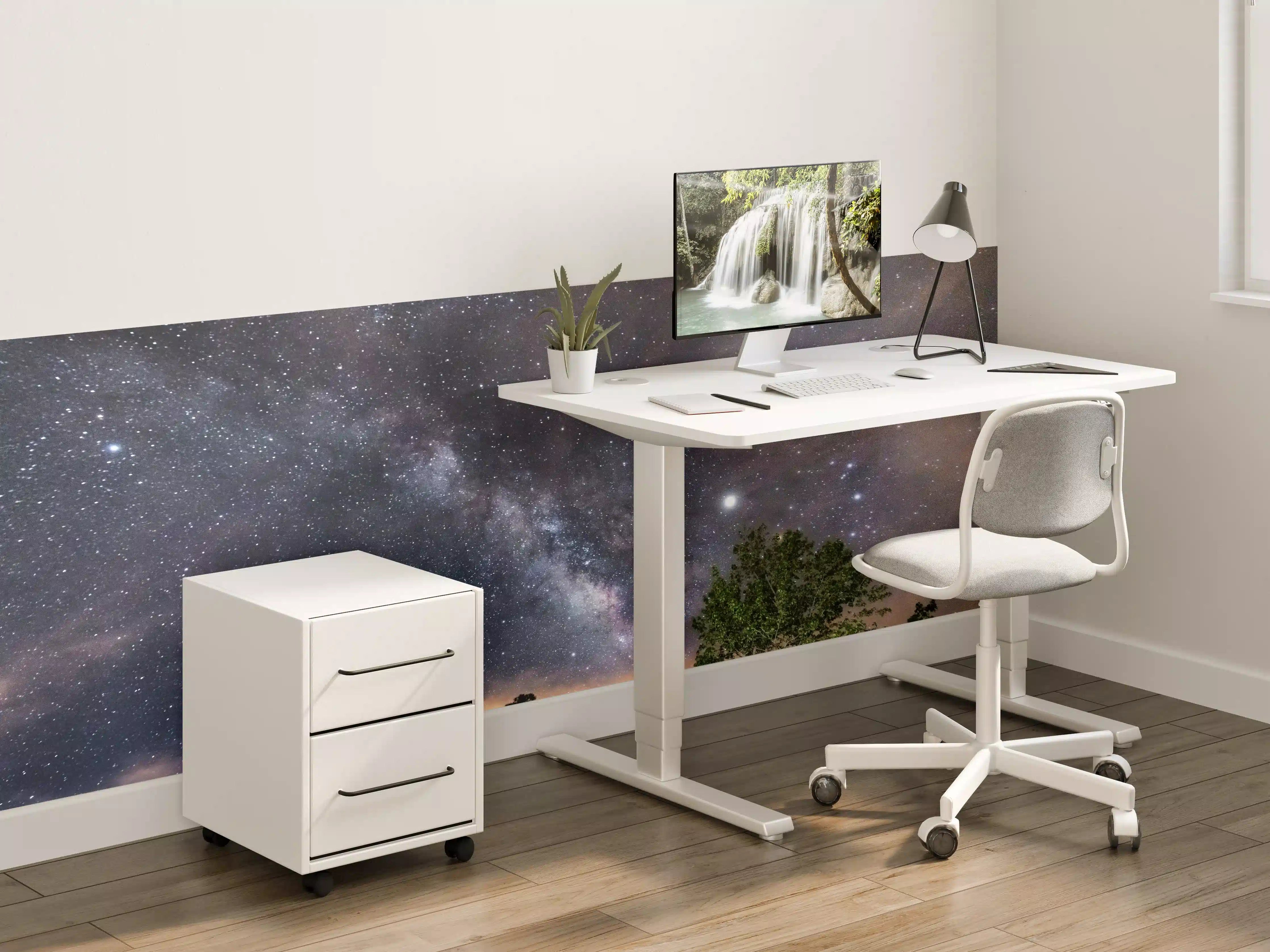 Kinderzimmer Wandgestaltung - Sterne im Himmel bei Nacht