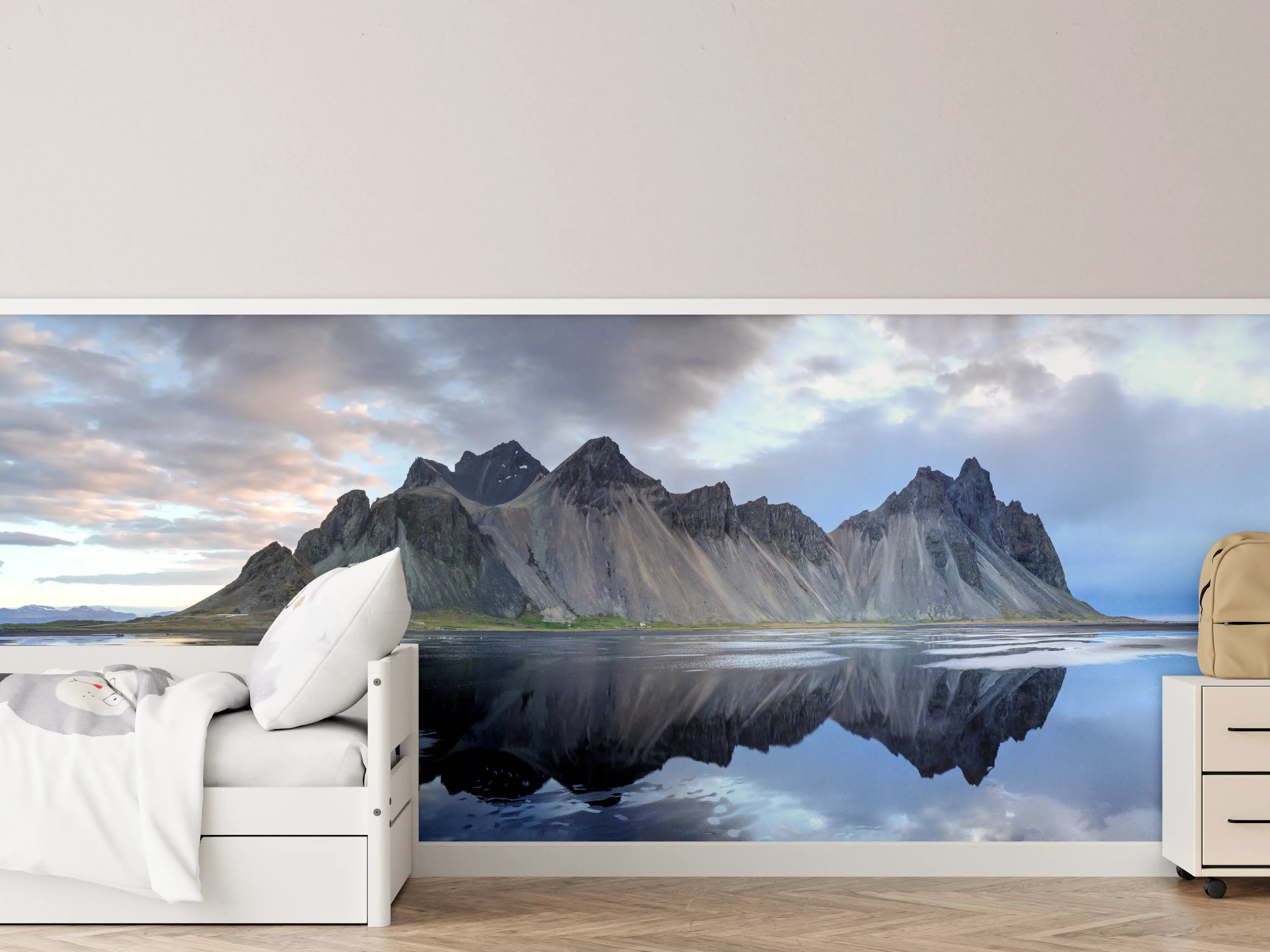 Kinderzimmer Wandgestaltung - Stokksnes an der isländischen Küste