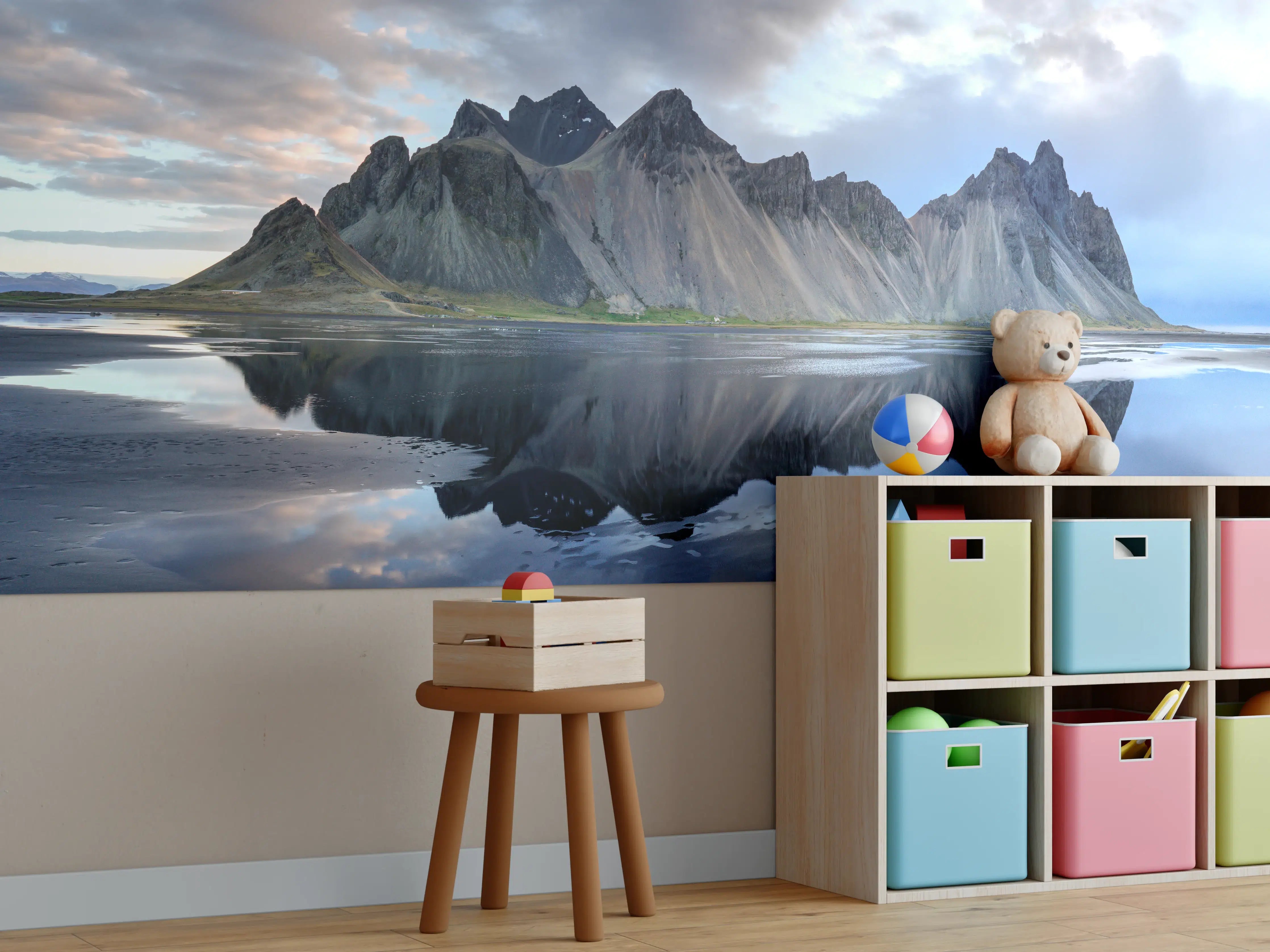 Kinderzimmer Wandgestaltung - Stokksnes an der isländischen Küste