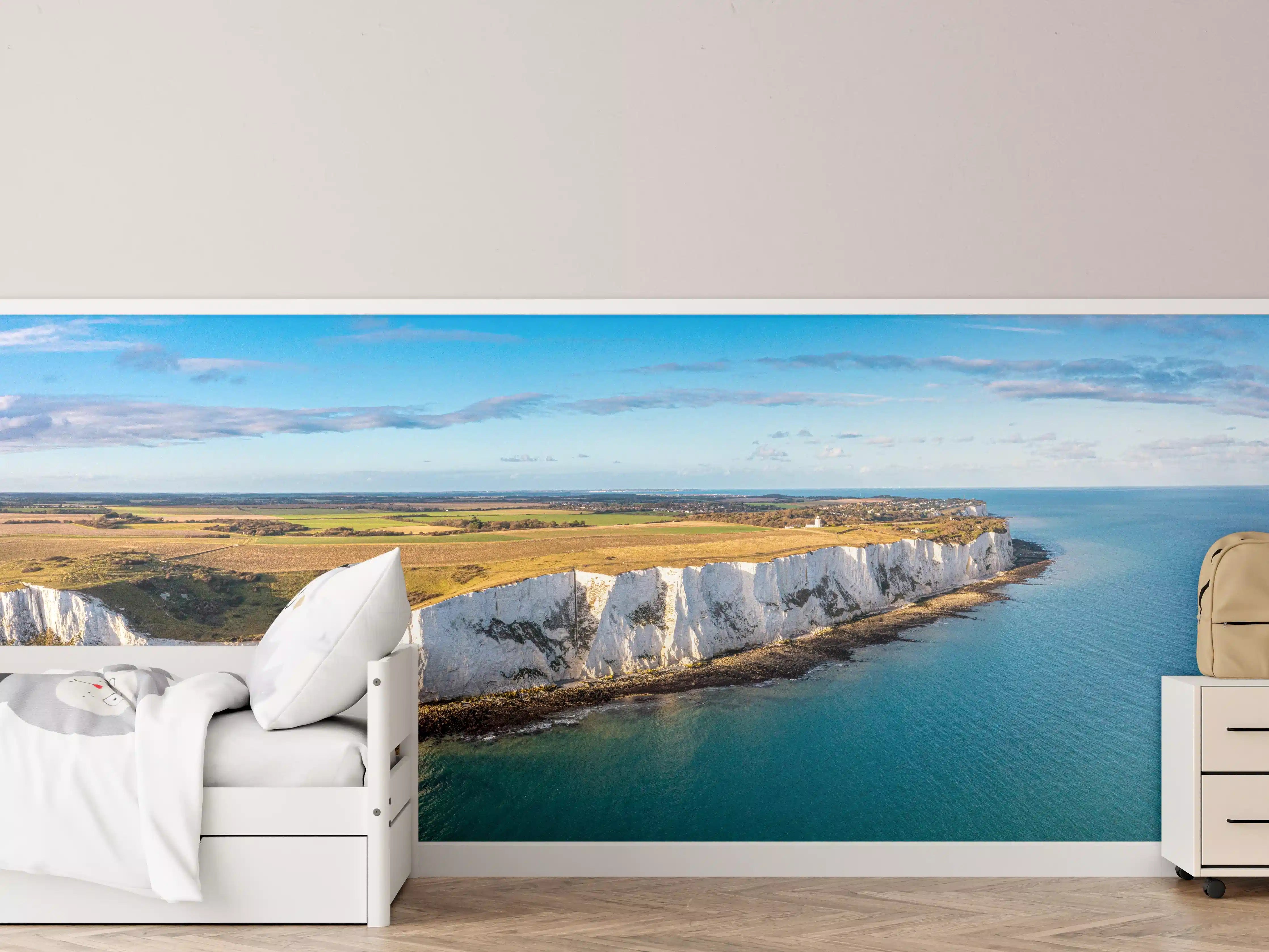Kinderzimmer Wandgestaltung - Strahlende White Cliffs of Dover