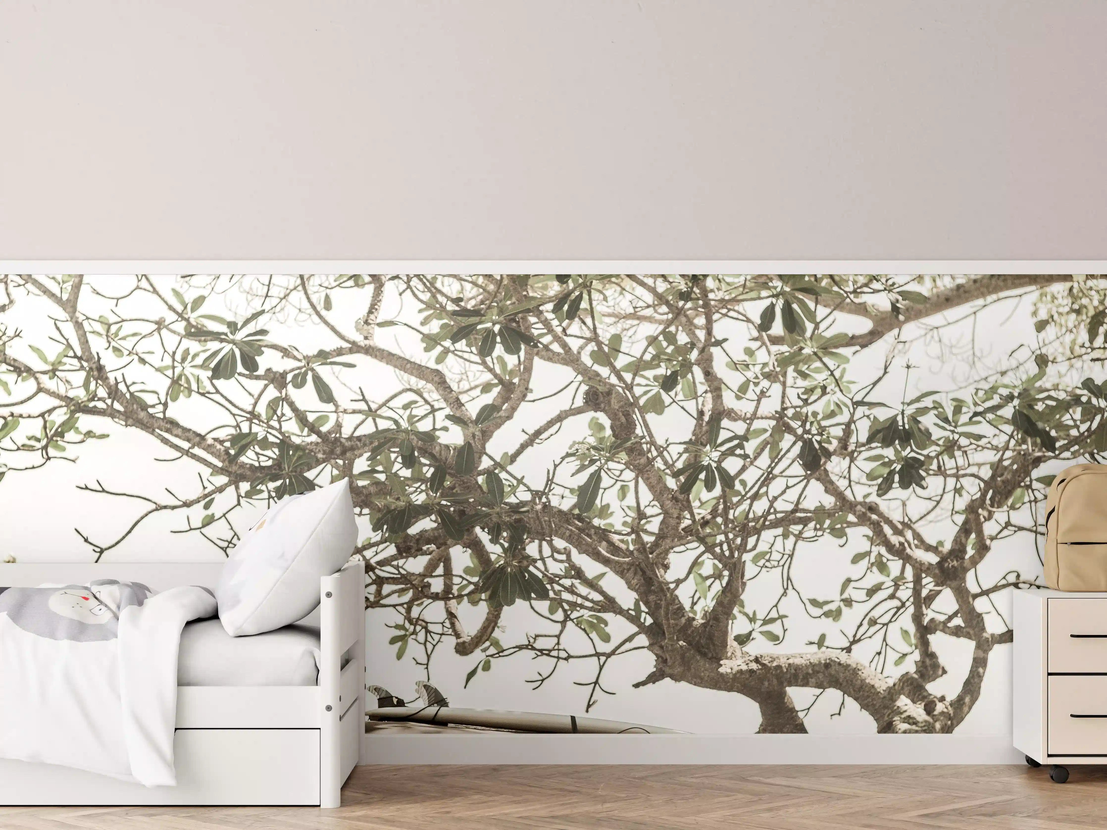 Kinderzimmer Wandgestaltung - Strand-Tuk-Tuk in Naturlandschaft