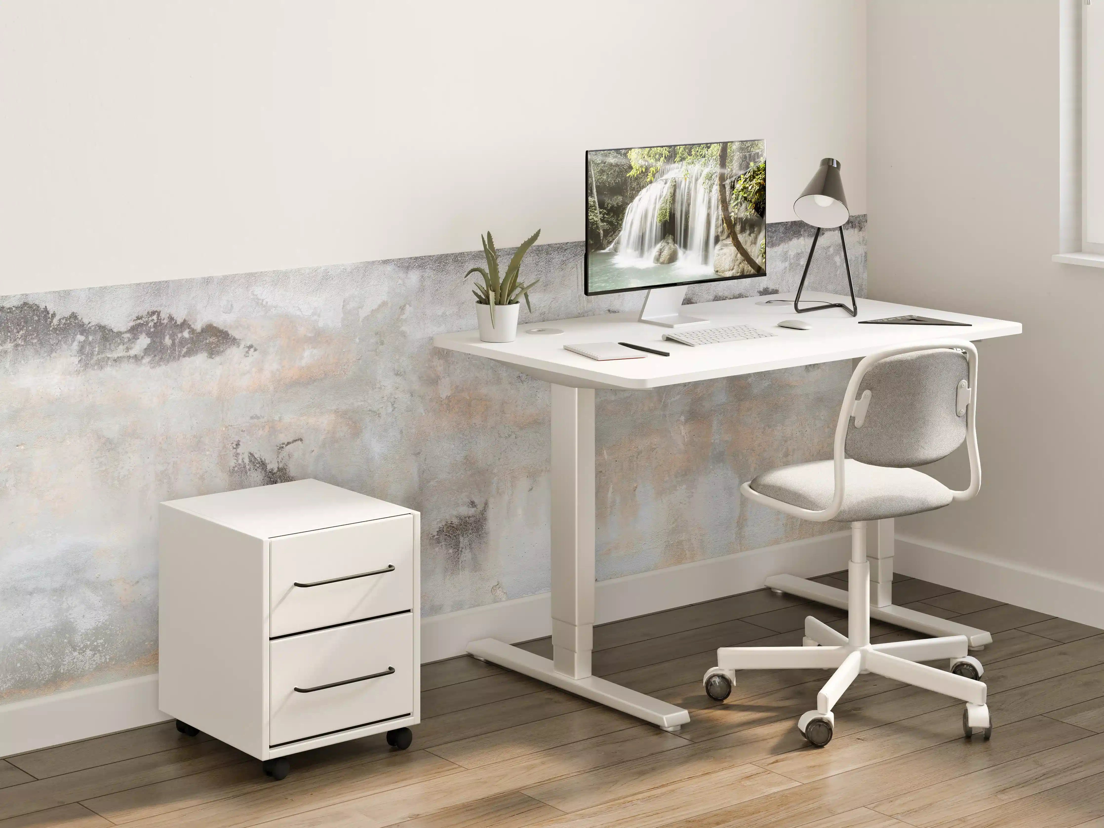 Kinderzimmer Wandgestaltung - Strukturelle Betonwand mit Grau-Tönen