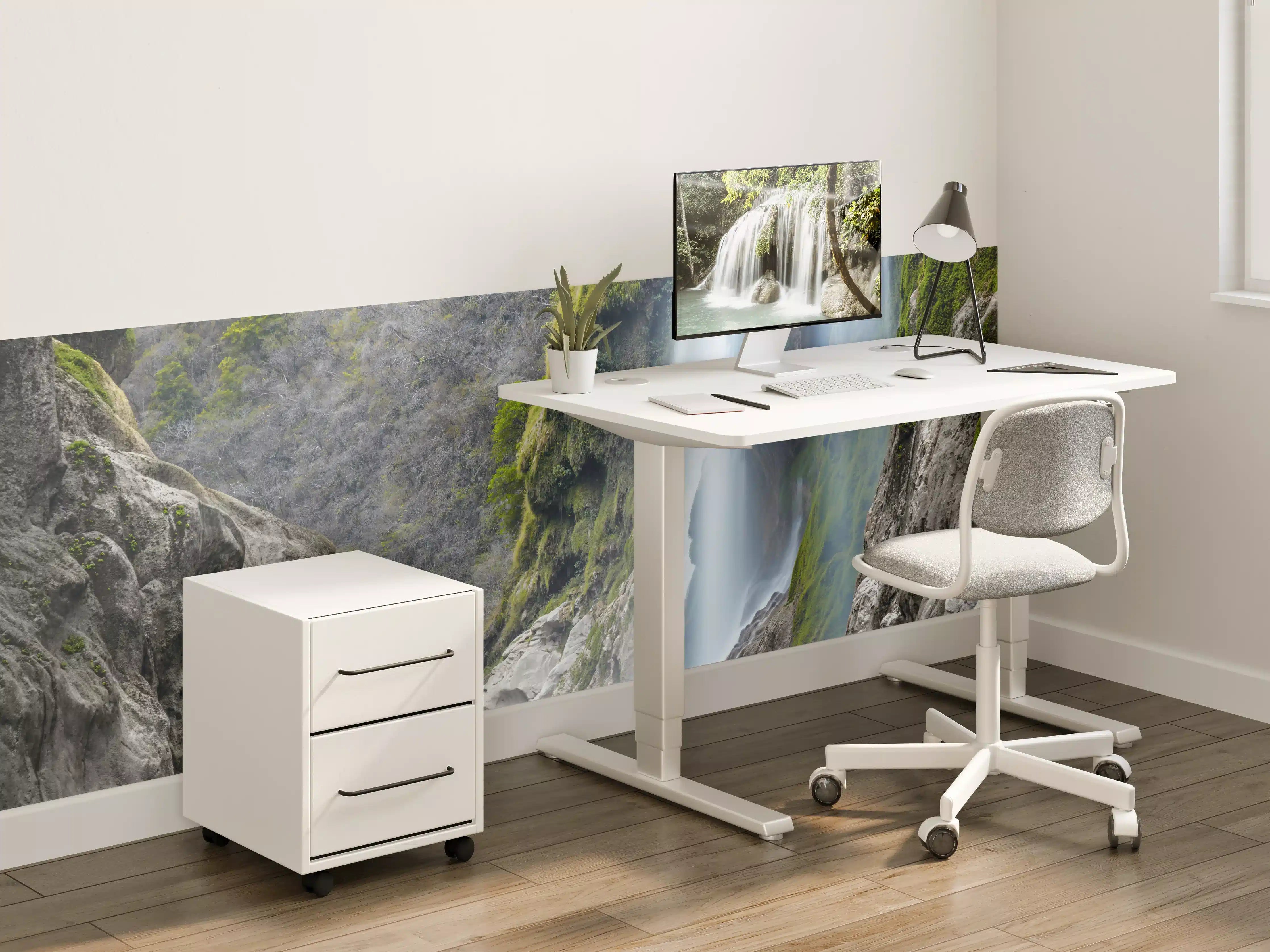 Kinderzimmer Wandgestaltung - Tamul-Wasserfall am Fluss Tampaon