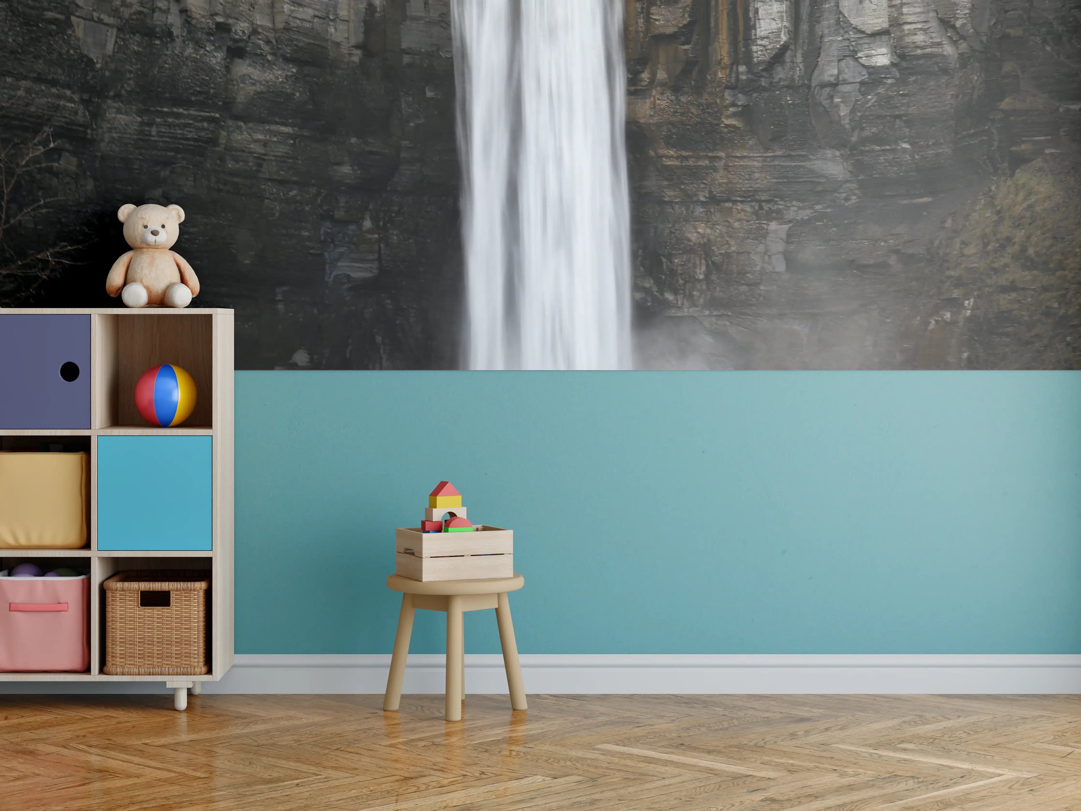 Kinderzimmer Wandgestaltung - Taughannock Falls in New York