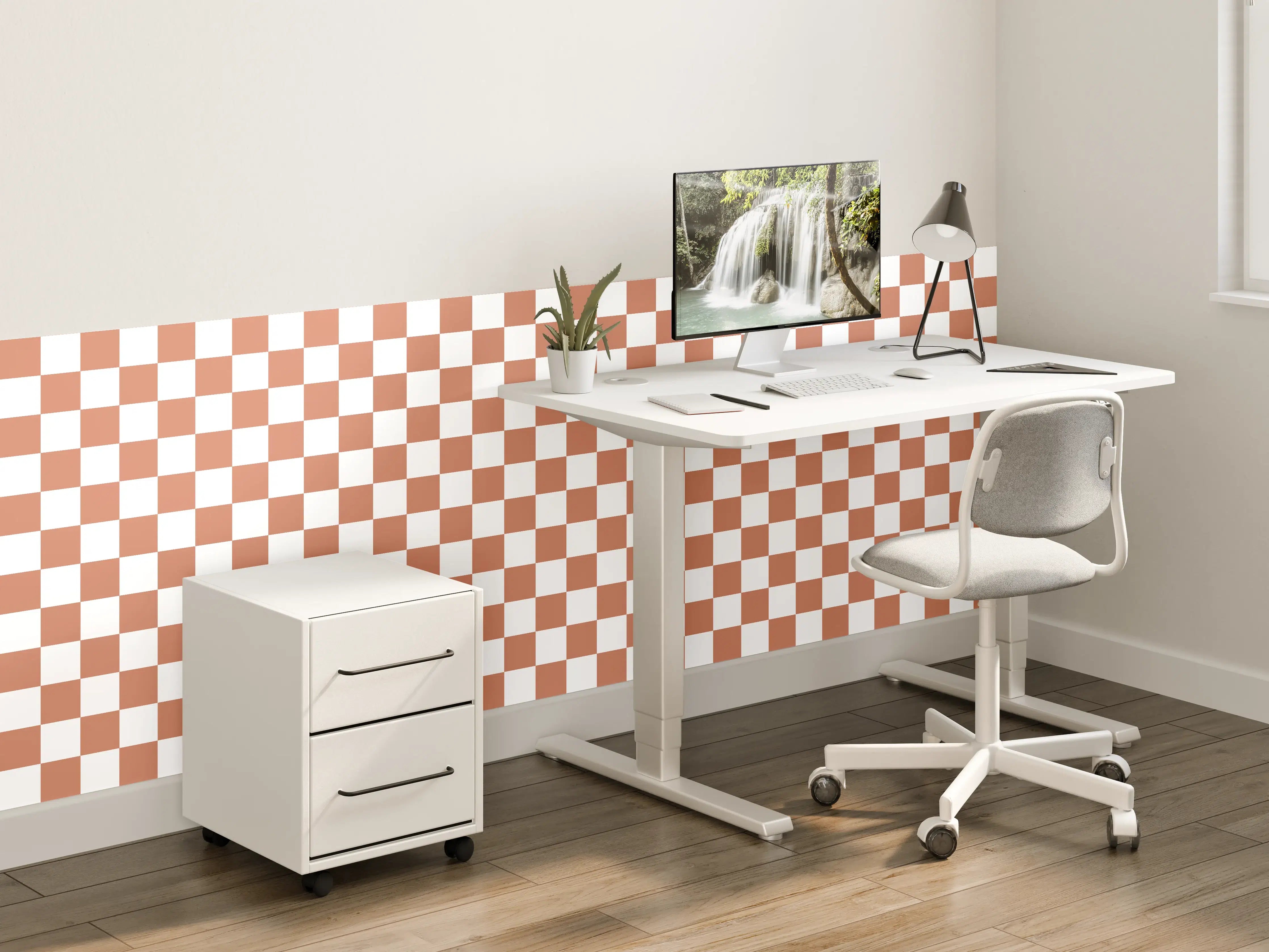 Kinderzimmer Wandgestaltung - Terrakotta-Design mit Retro-Charme