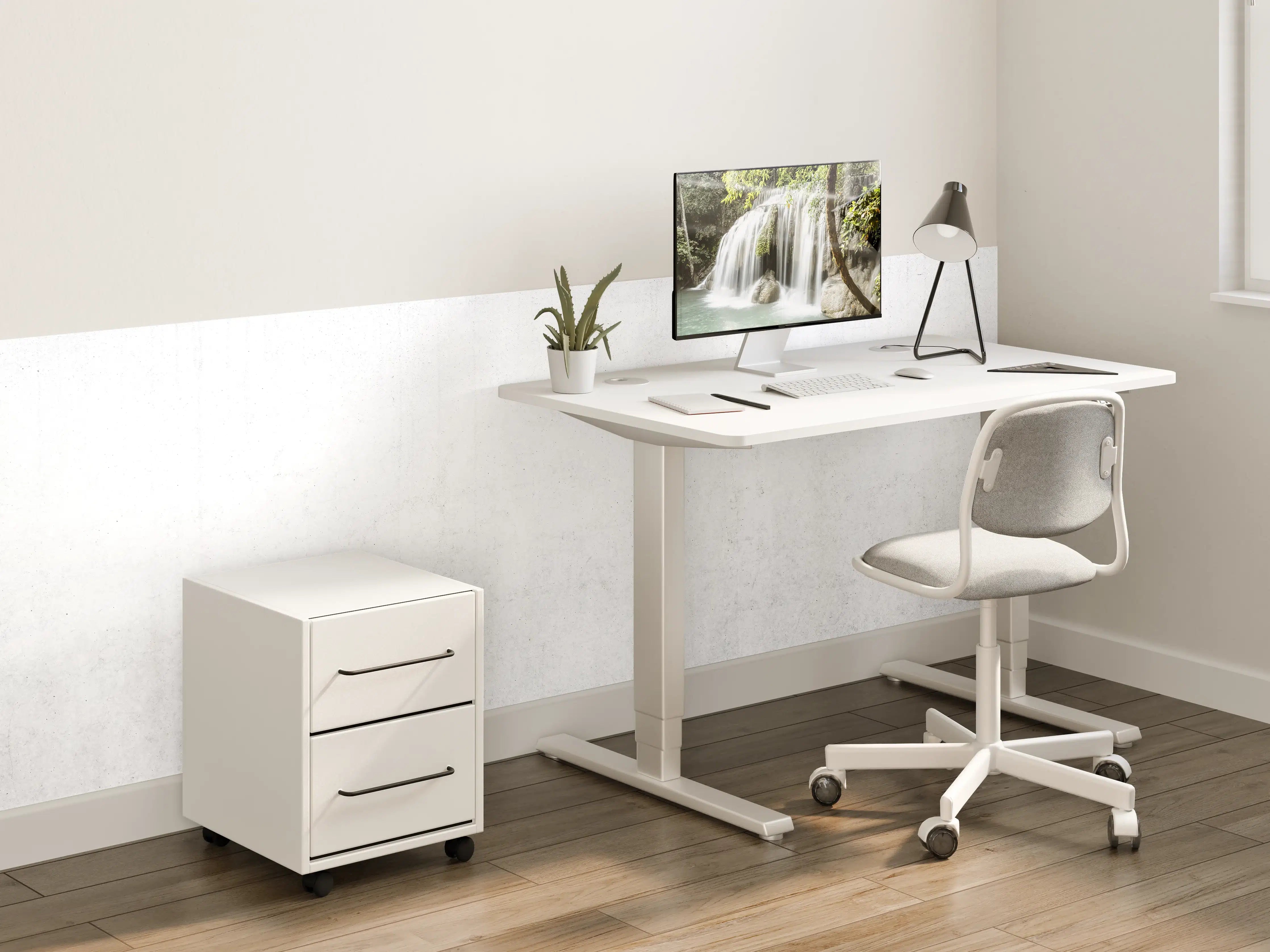 Kinderzimmer Wandgestaltung - Textur der alten weißen Betonwand