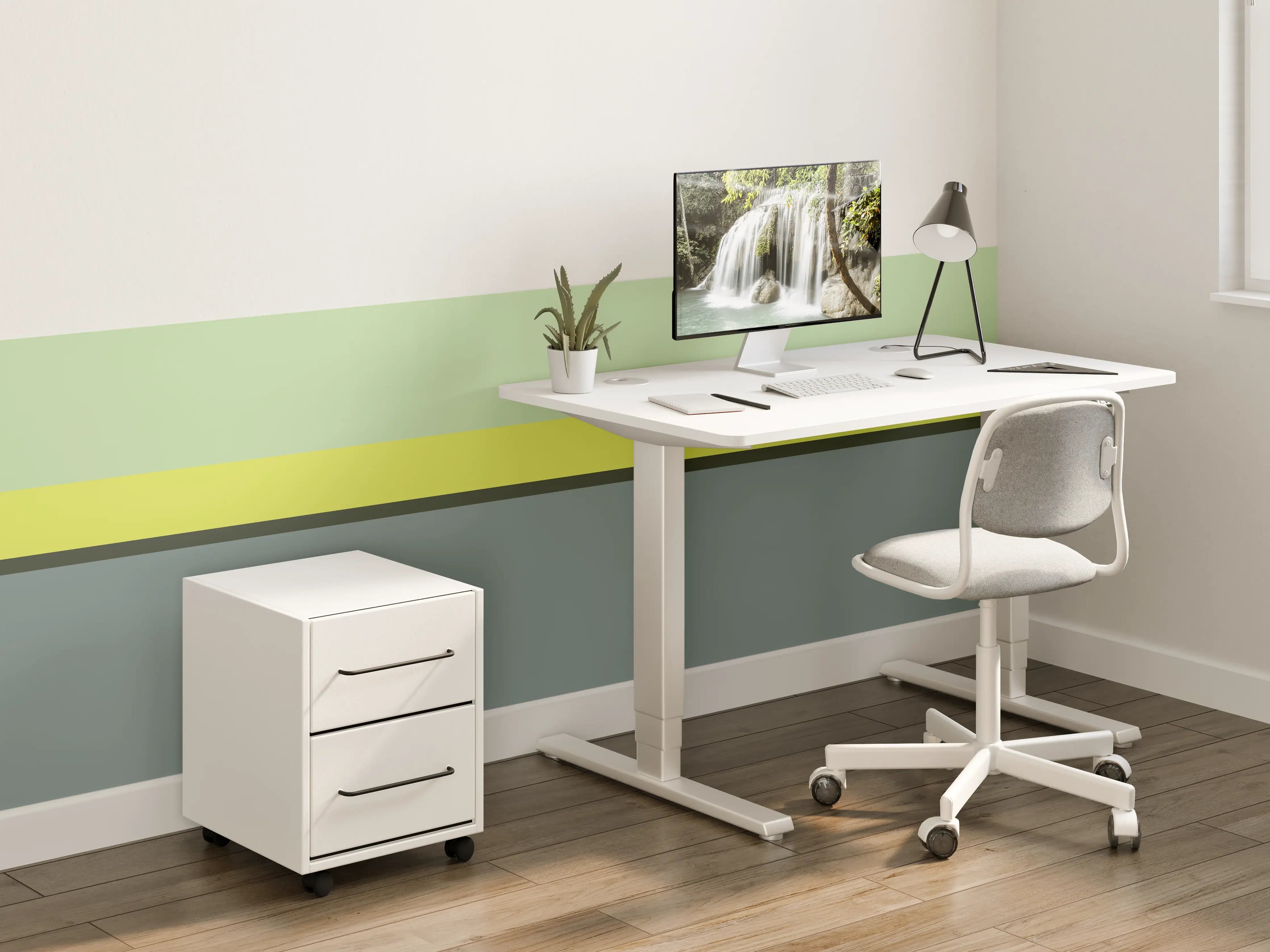 Kinderzimmer Wandgestaltung - The Greens - Horizontal - Matcha