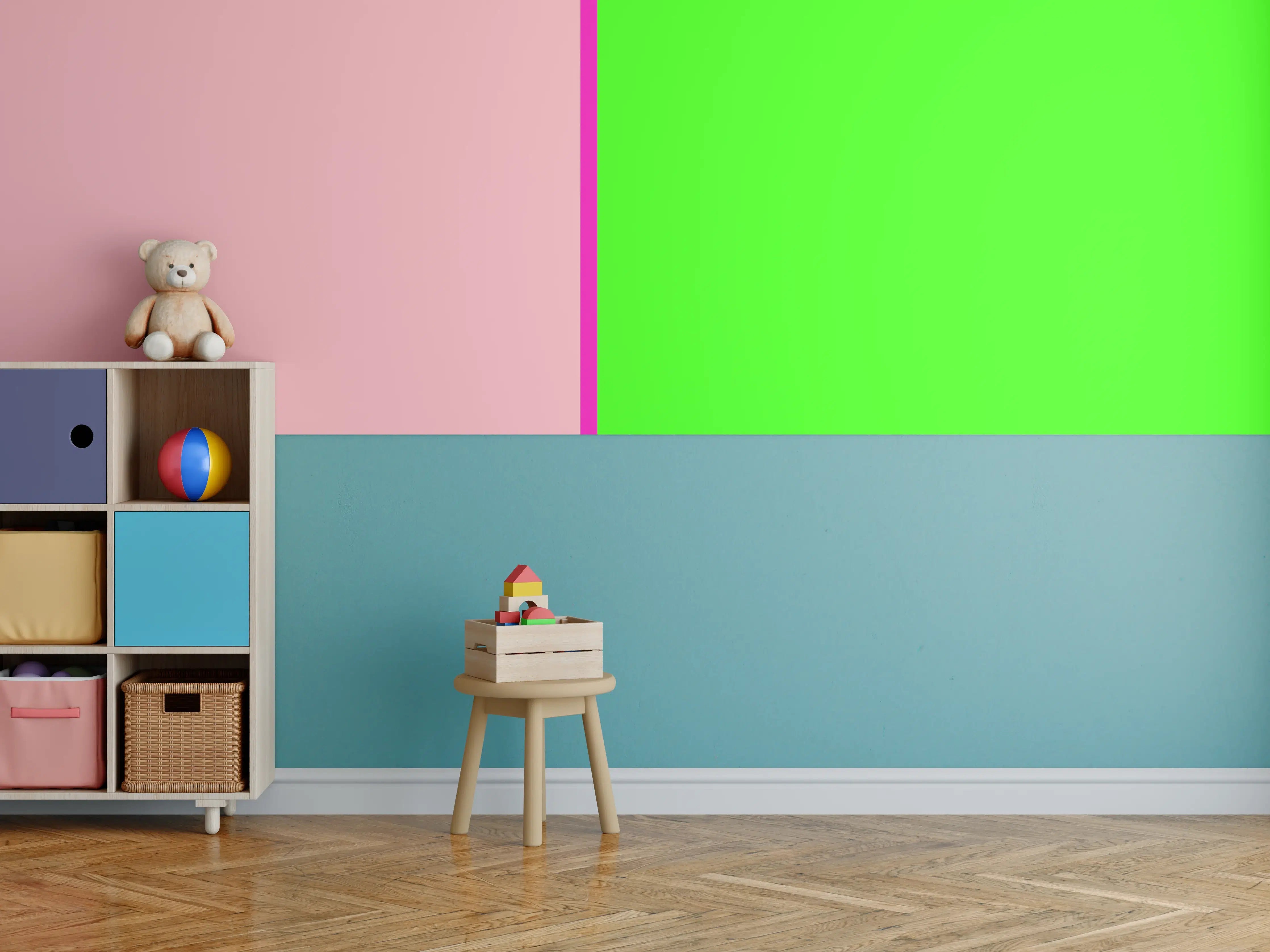 Kinderzimmer Wandgestaltung - The Neons - Easy Vertikal - Nox