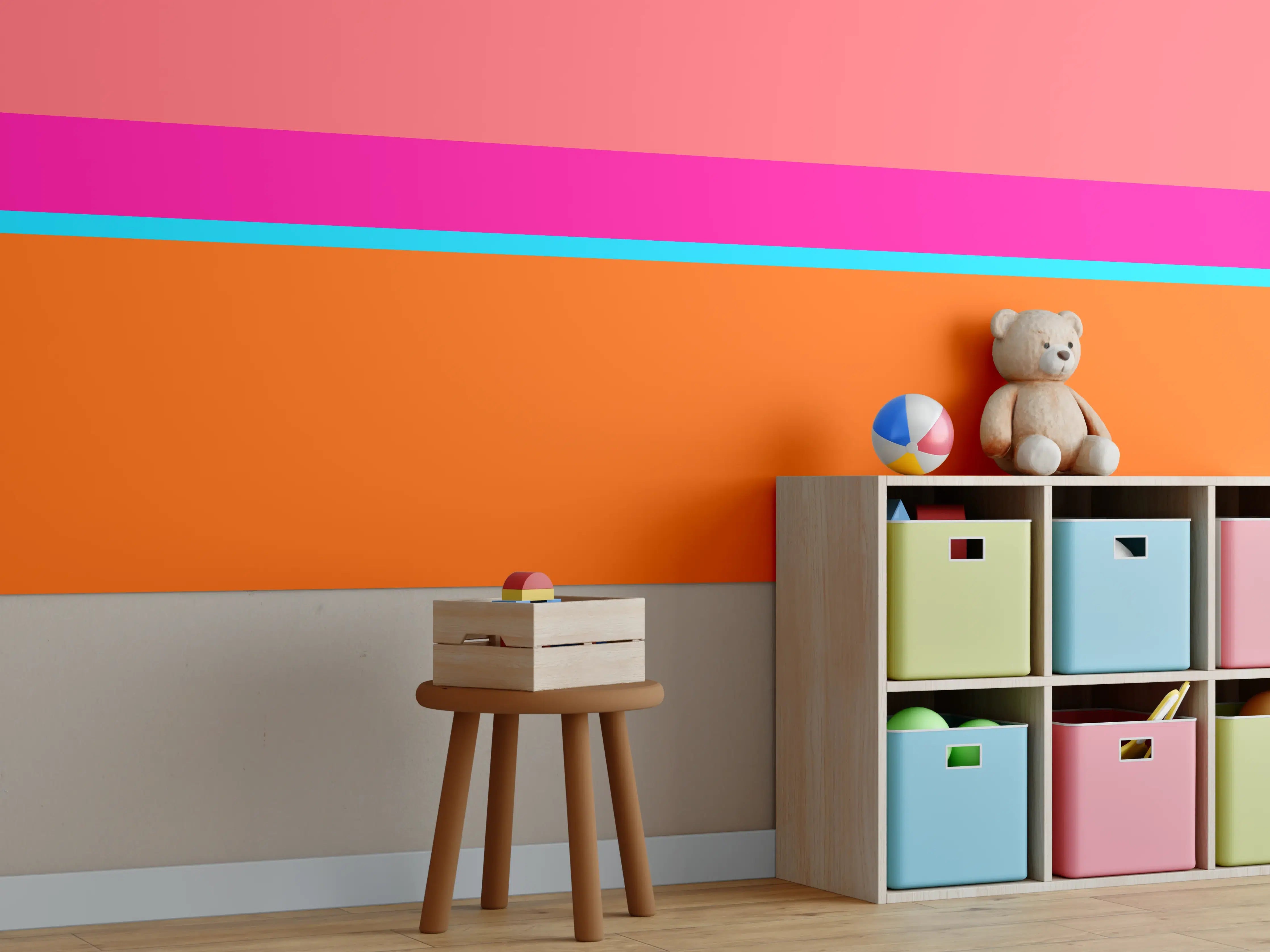 Kinderzimmer Wandgestaltung - The Neons - Horizontal - Nova