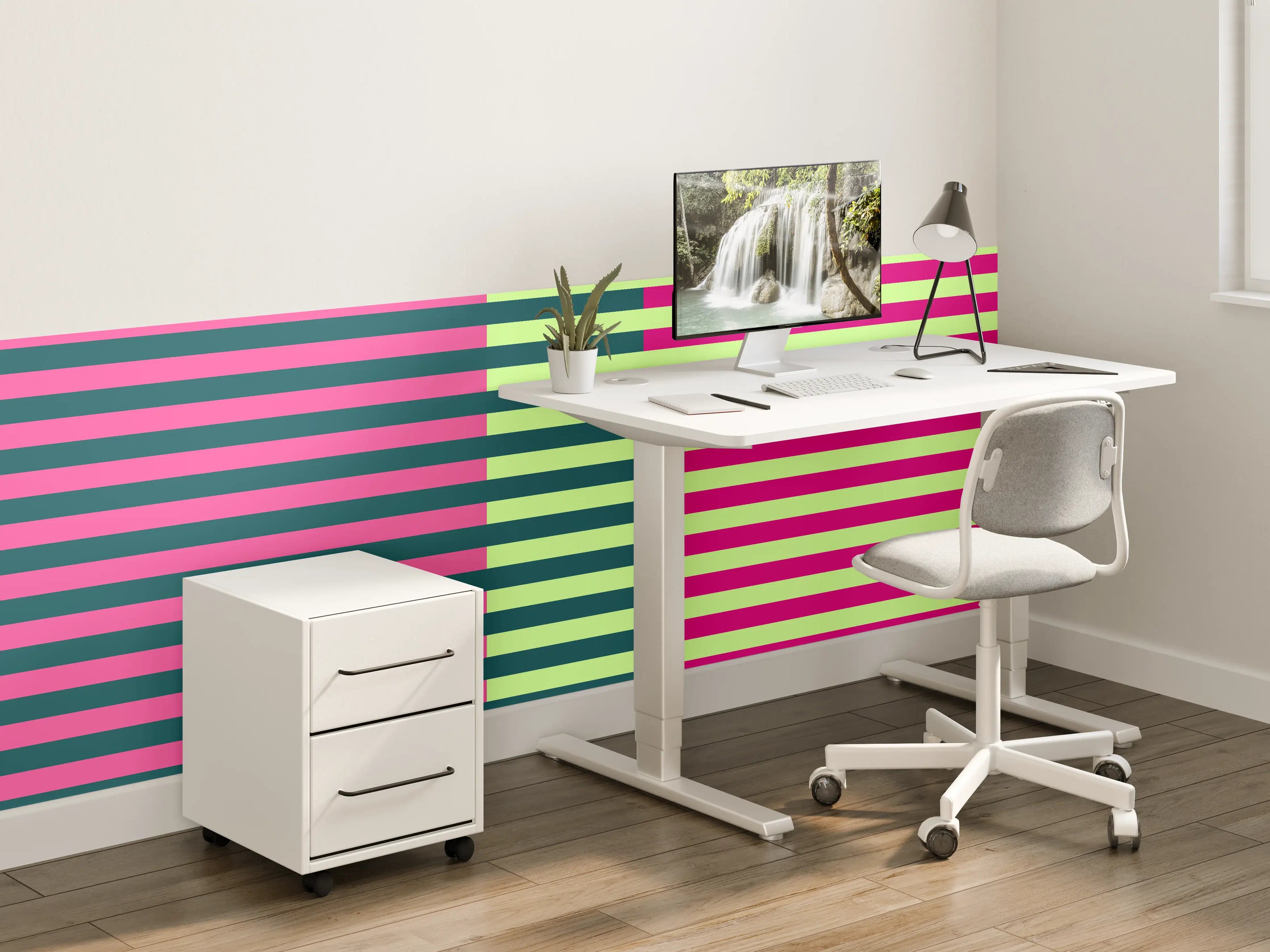 Kinderzimmer Wandgestaltung - The Neons - Multy Stripes - Lyra