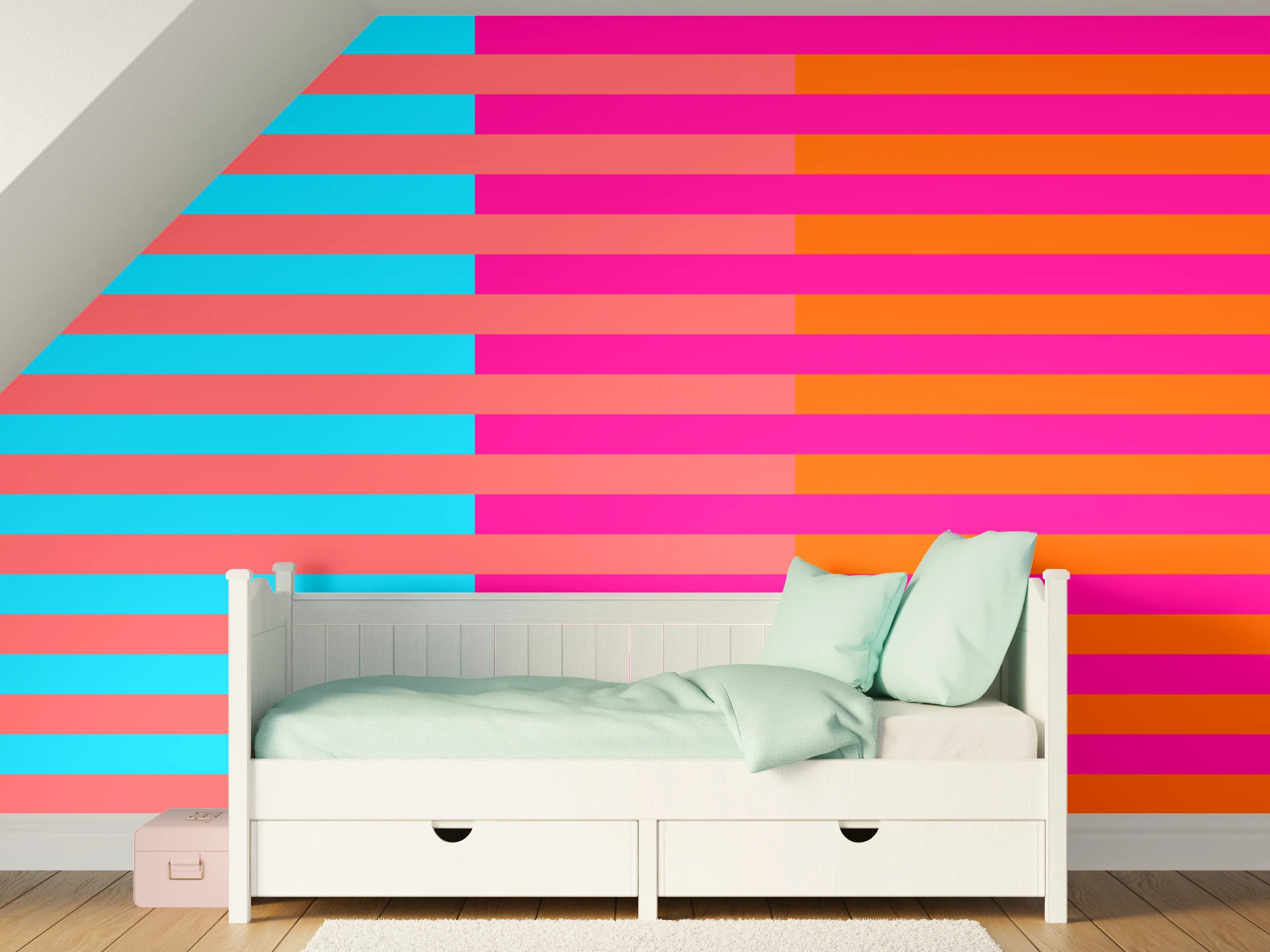 Kinderzimmer Wandgestaltung - The Neons - Multy Stripes - Nova