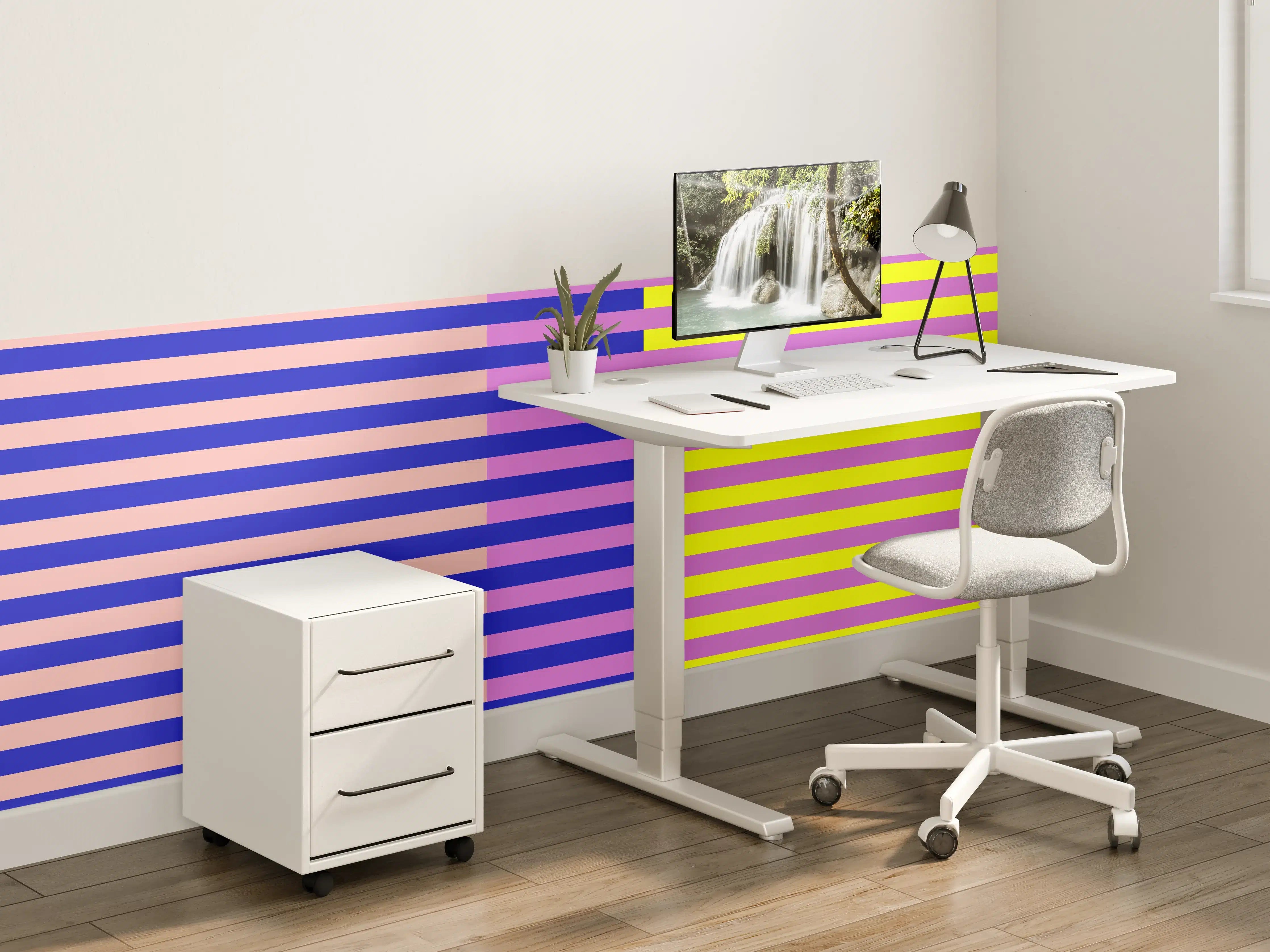 Kinderzimmer Wandgestaltung - The Neons - Multy Stripes - Stellar