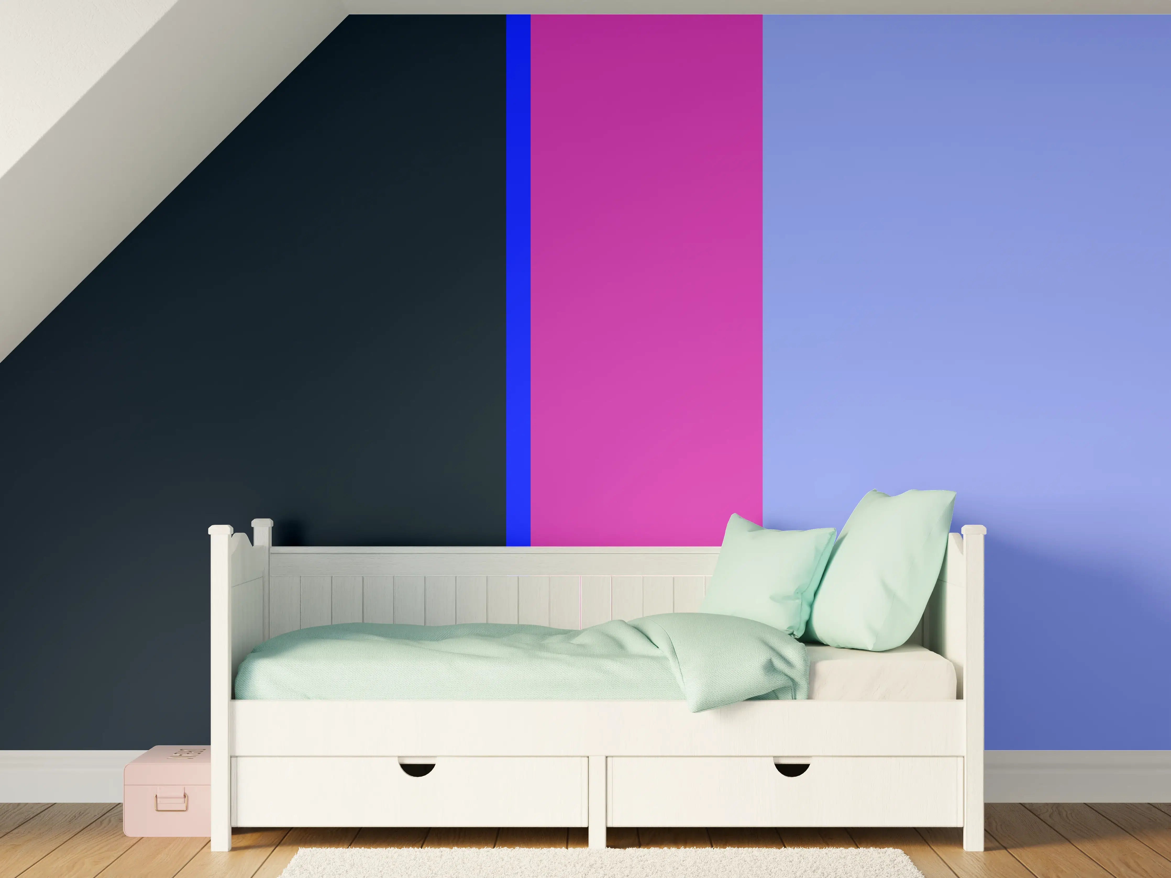 Kinderzimmer Wandgestaltung - The Neons - Vertikal - Luna