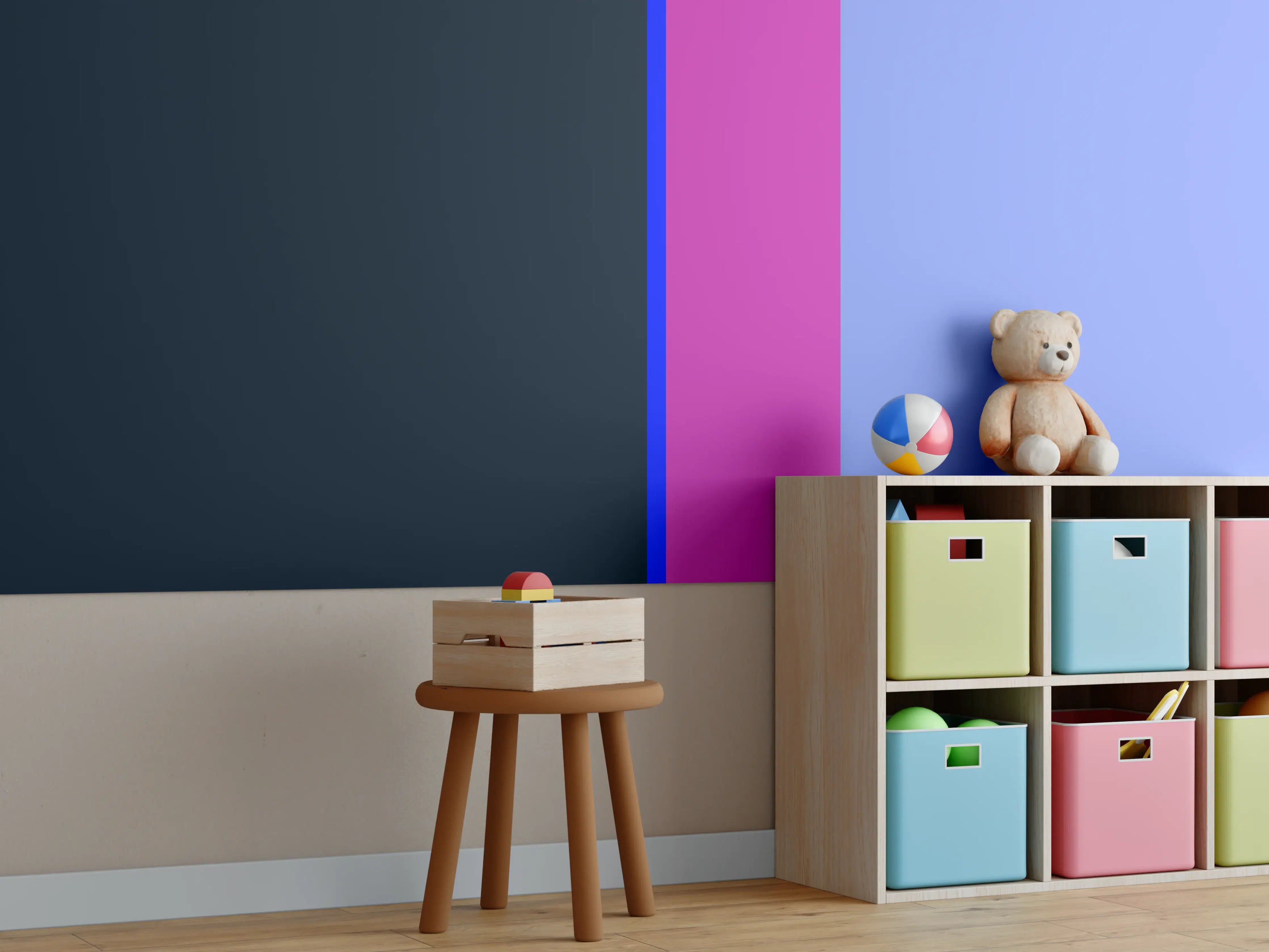 Kinderzimmer Wandgestaltung - The Neons - Vertikal - Luna