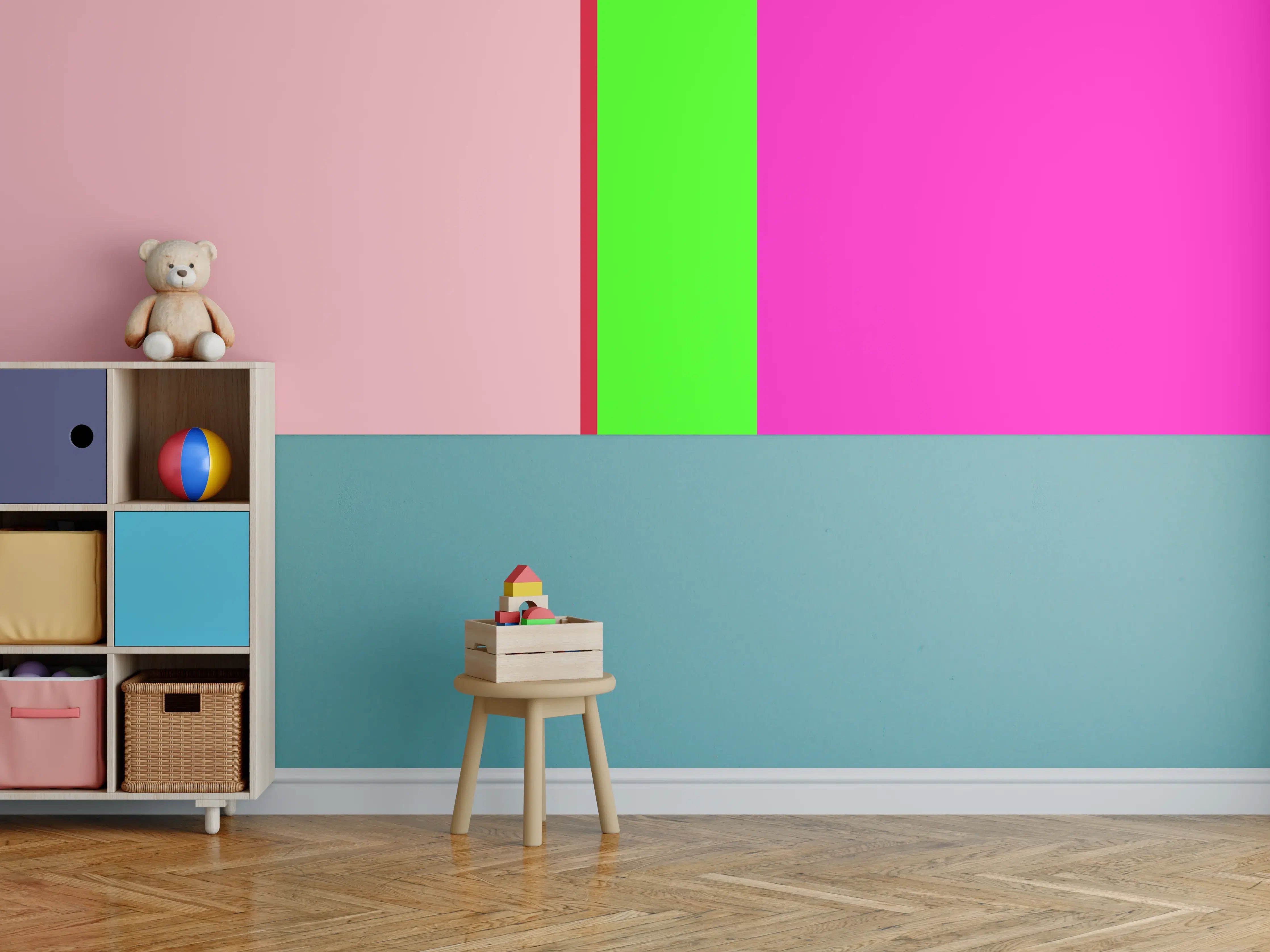 Kinderzimmer Wandgestaltung - The Neons - Vertikal - Nox