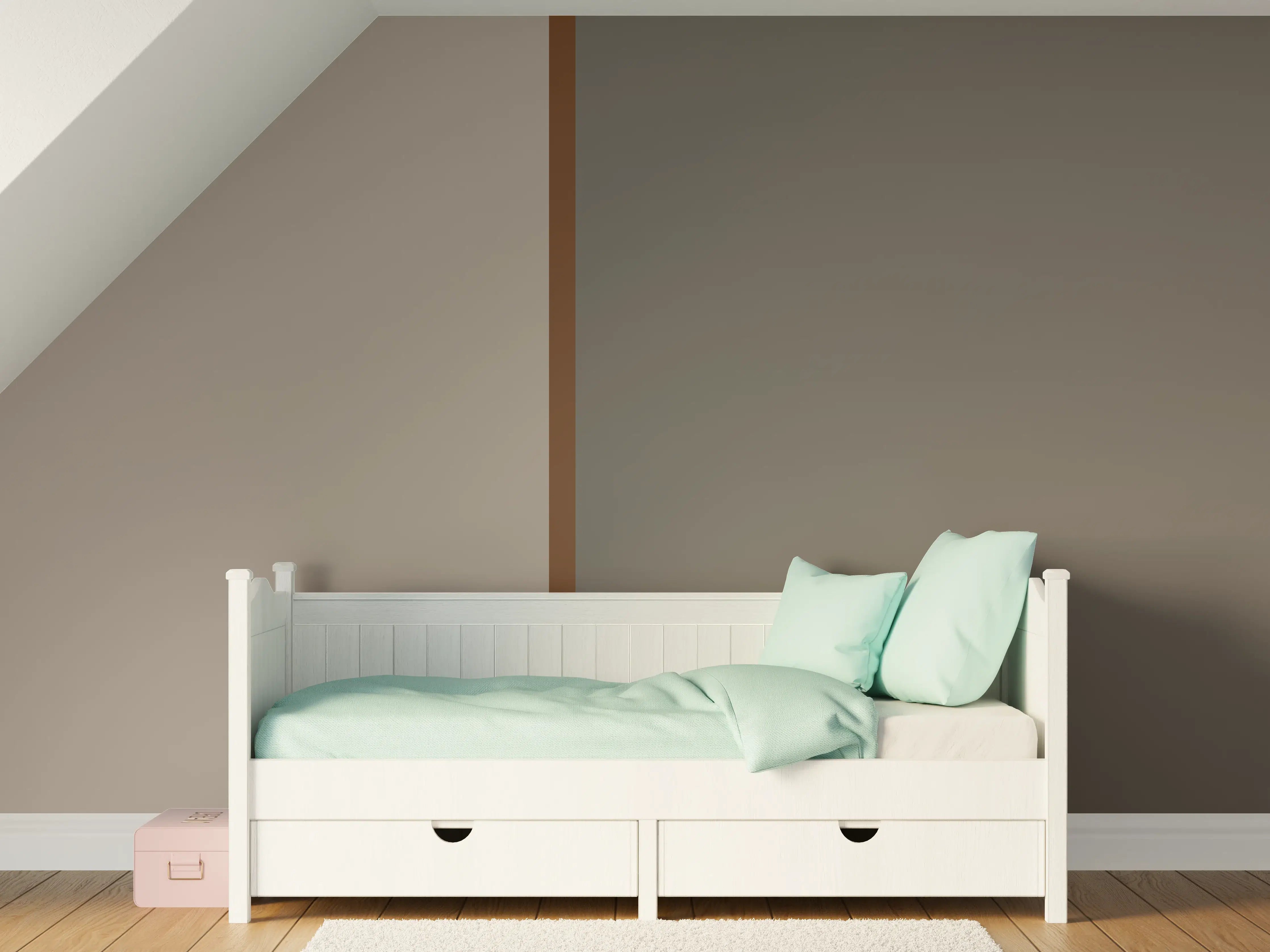 Kinderzimmer Wandgestaltung - The Nudes - Easy Vertikal - Ash