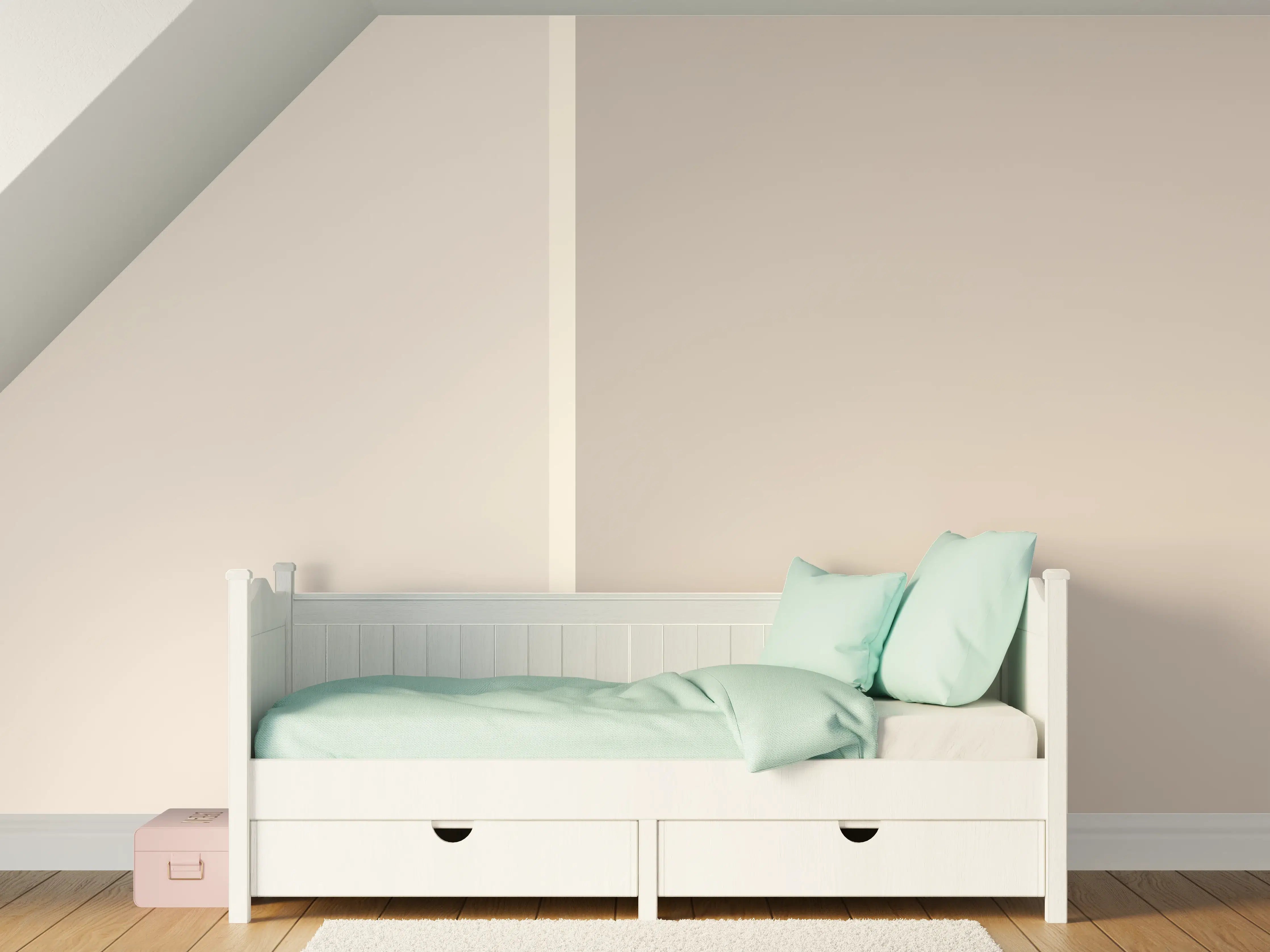 Kinderzimmer Wandgestaltung - The Nudes - Easy Vertikal - Latte