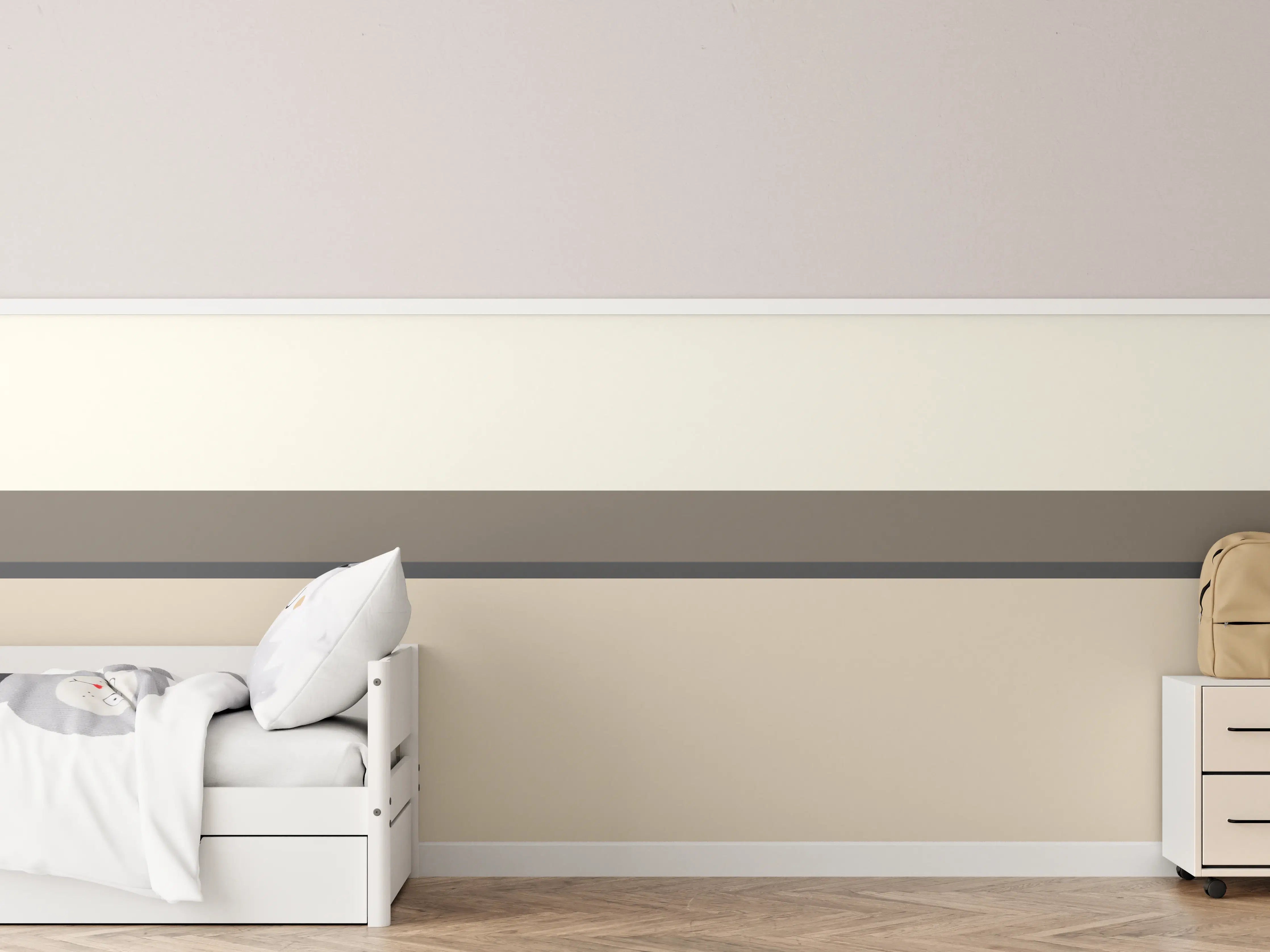 Kinderzimmer Wandgestaltung - The Nudes - Horizontal - Toffee