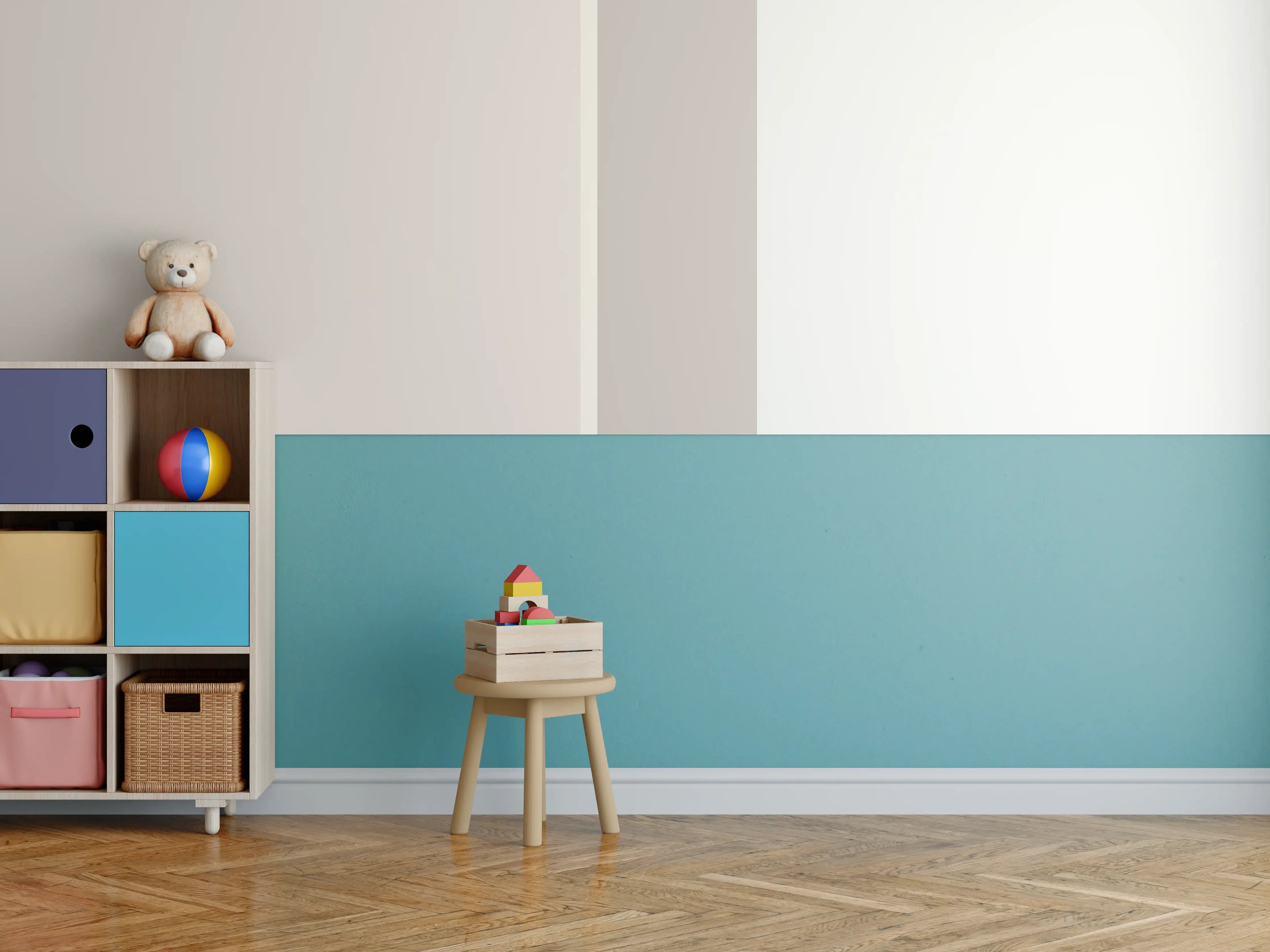 Kinderzimmer Wandgestaltung - The Nudes - Vertikal - Latte