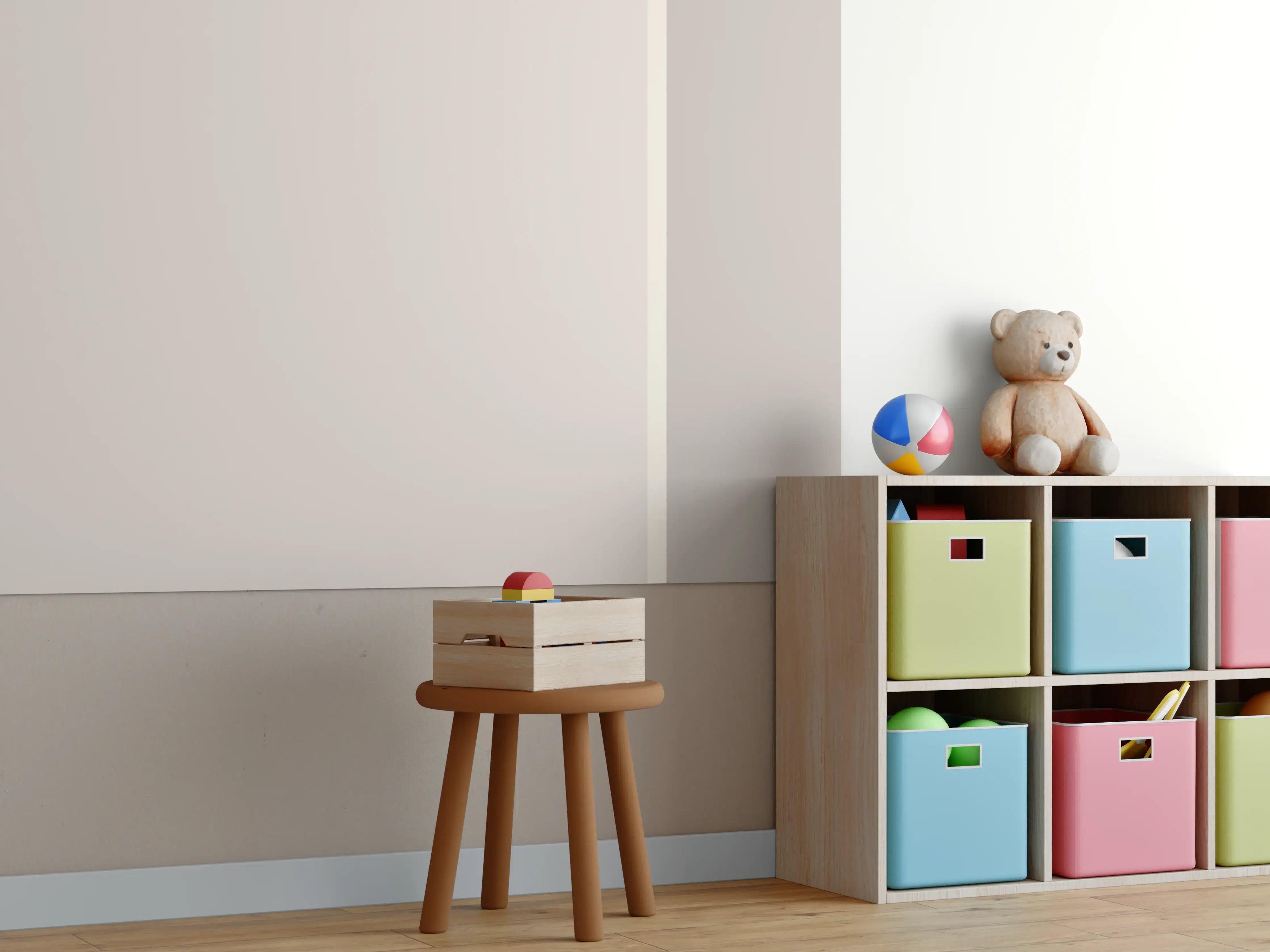 Kinderzimmer Wandgestaltung - The Nudes - Vertikal - Latte