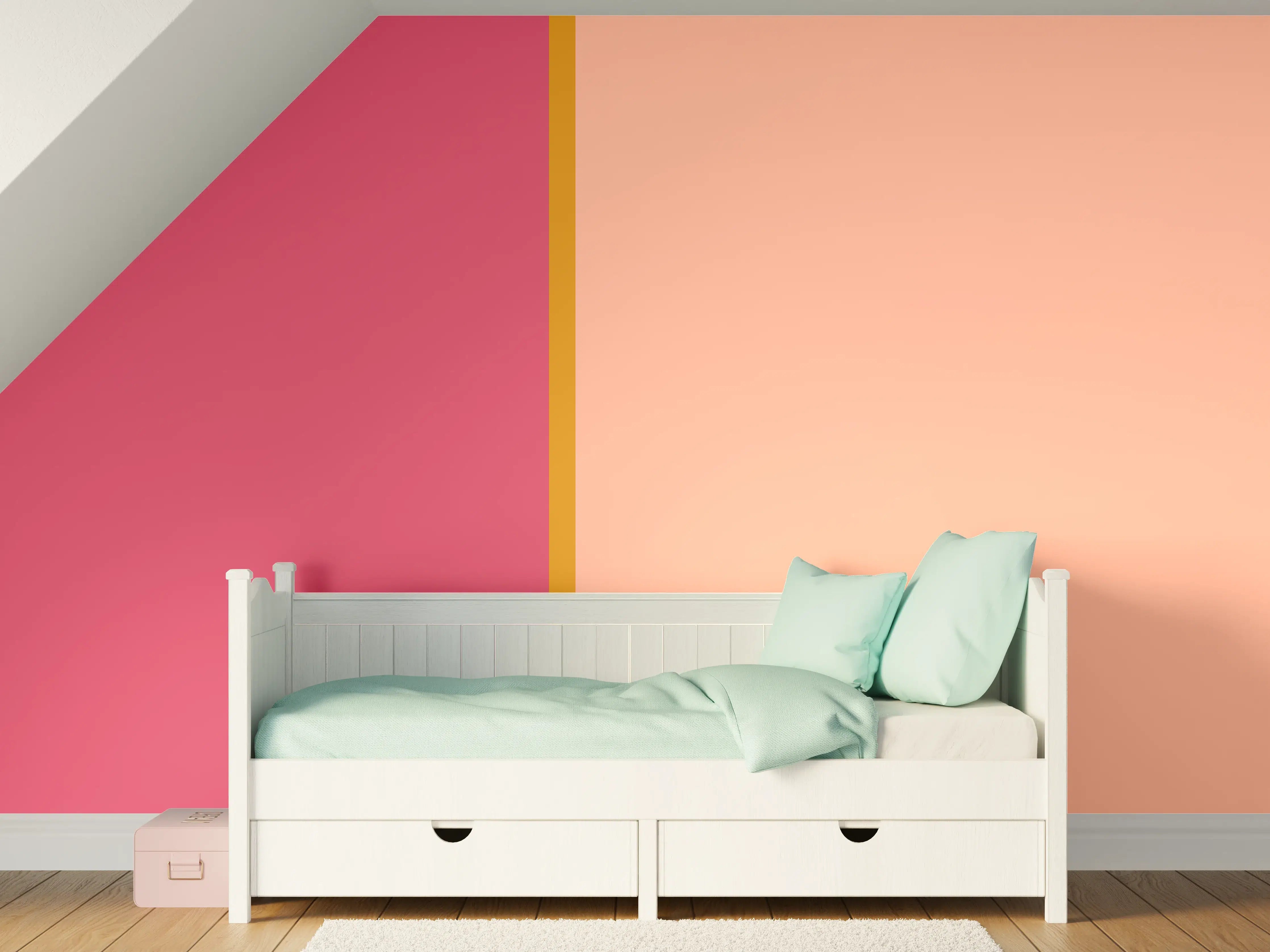 Kinderzimmer Wandgestaltung - The Oranges - Easy Vertical - Cotton Candy