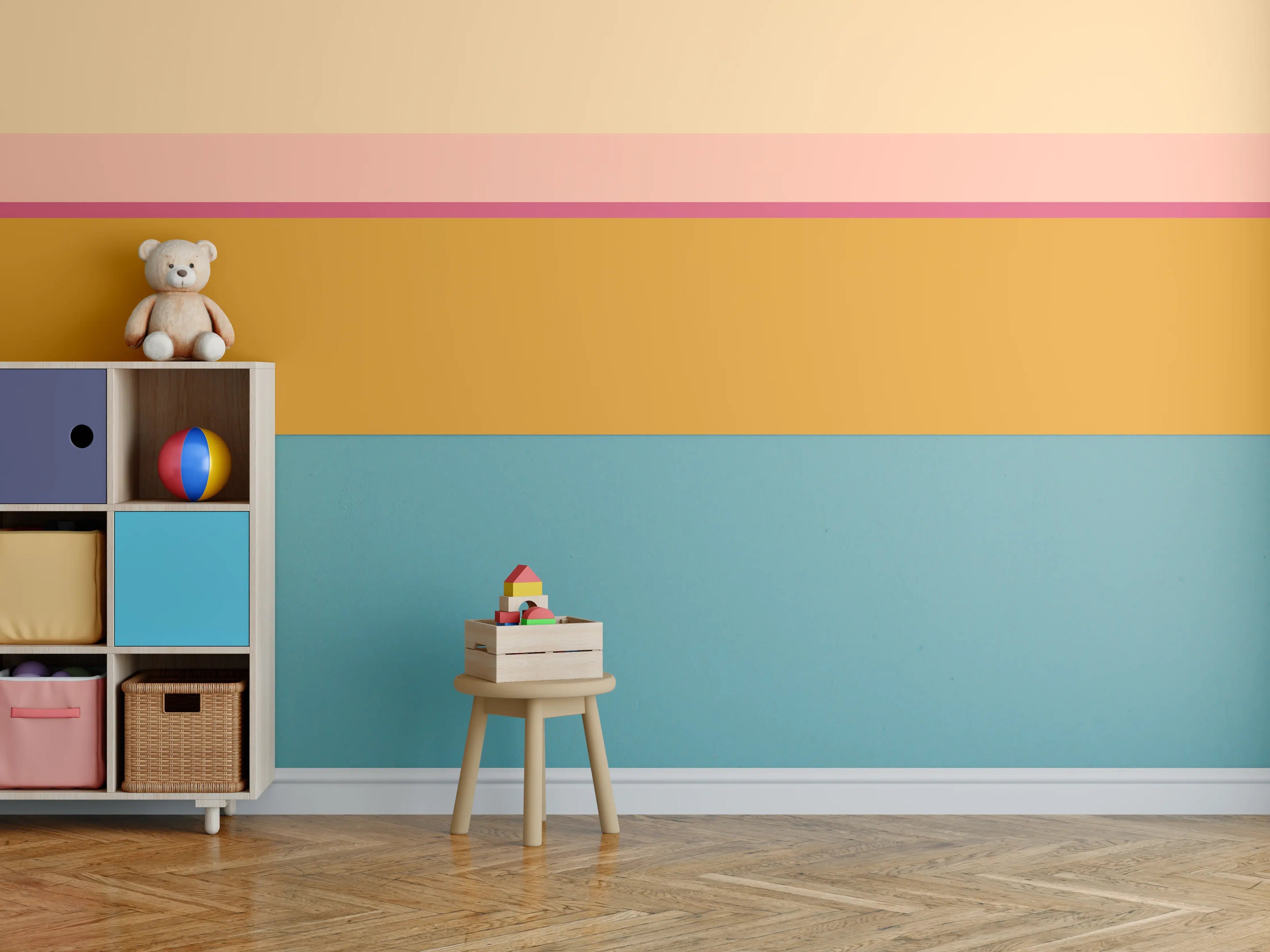 Kinderzimmer Wandgestaltung - The Oranges - Horizontal - Cotton Candy