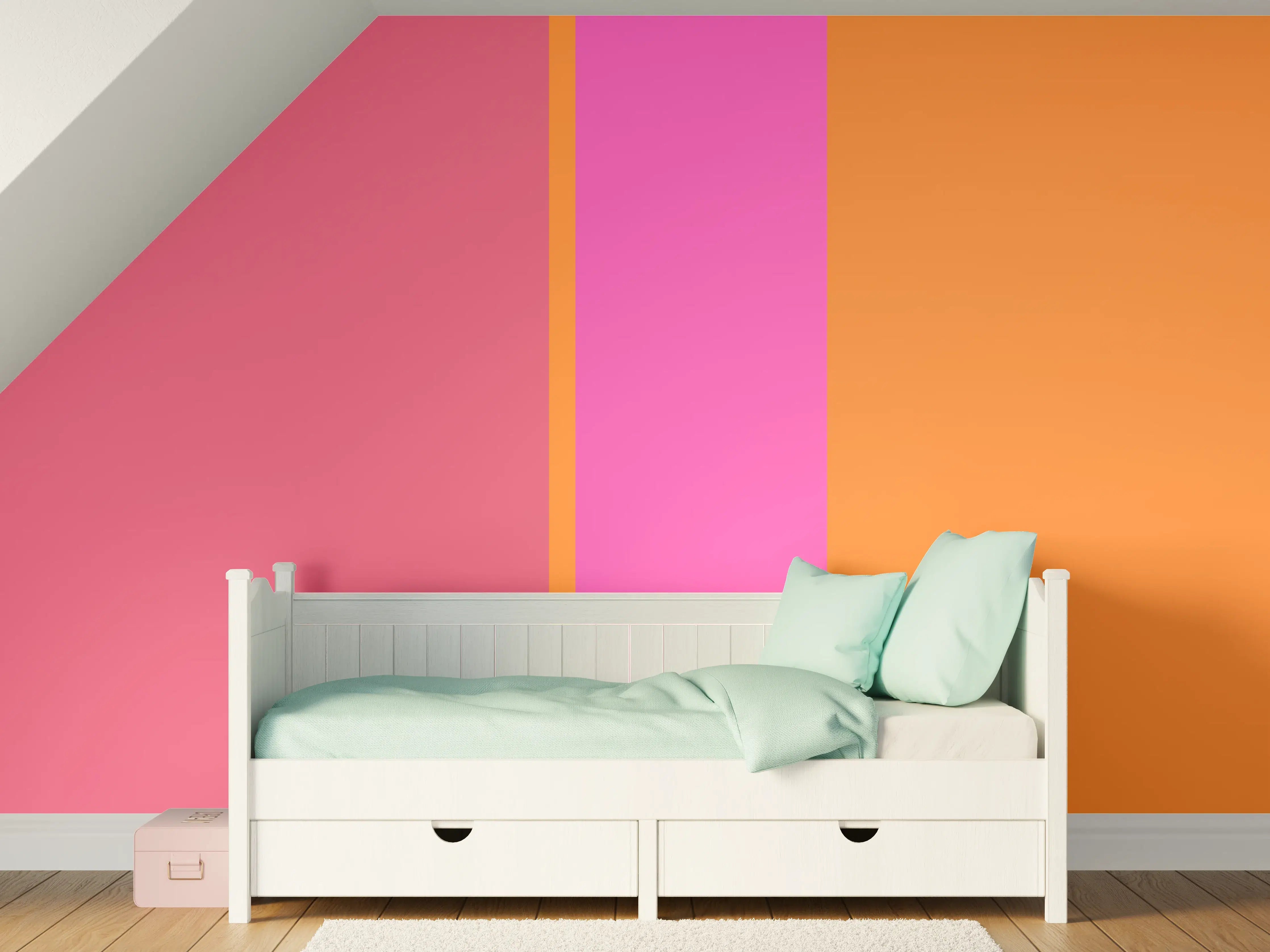 Kinderzimmer Wandgestaltung - The Oranges - Vertical - Fuchsia