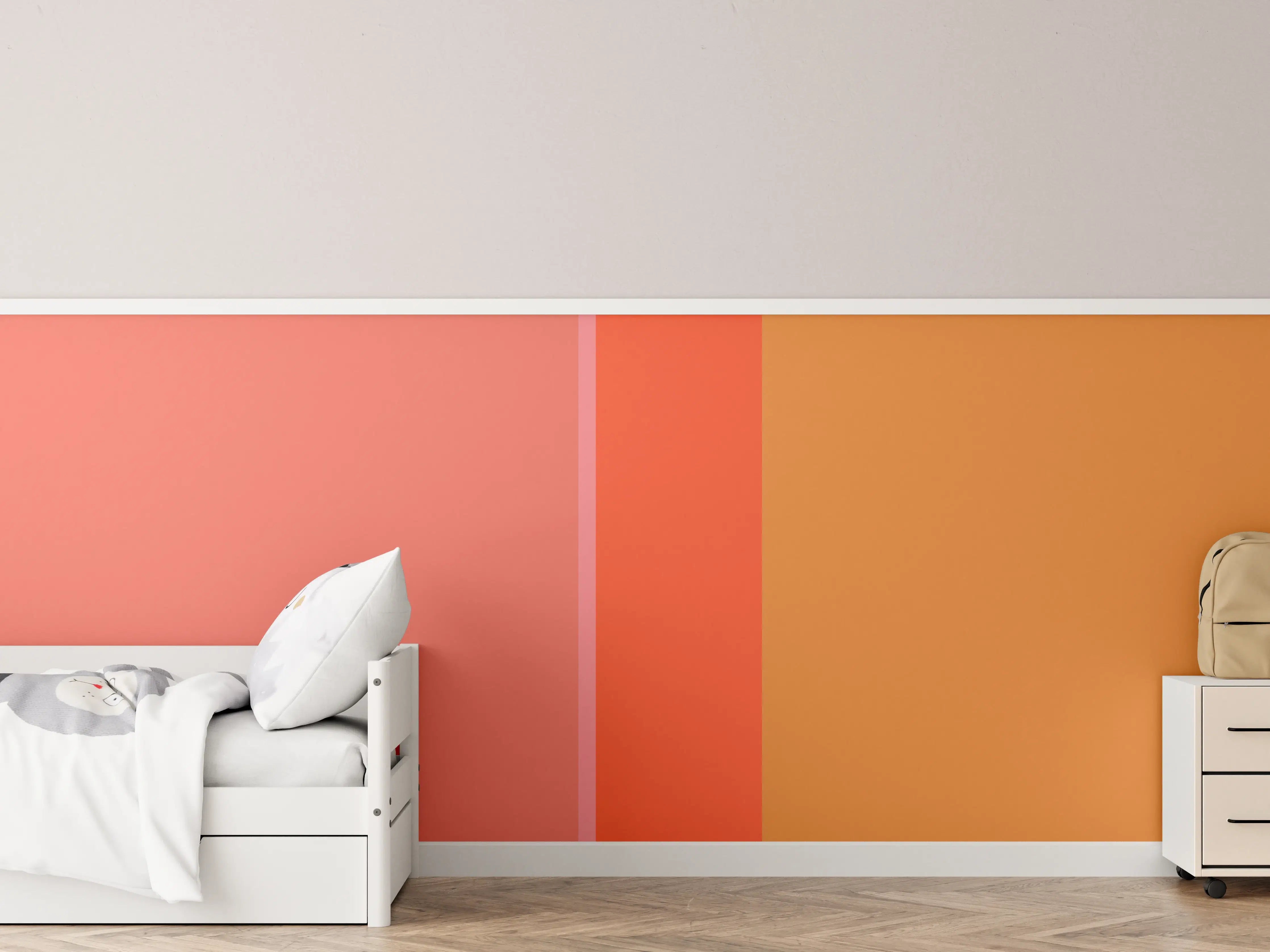 Kinderzimmer Wandgestaltung - The Oranges - Vertical - Salmon