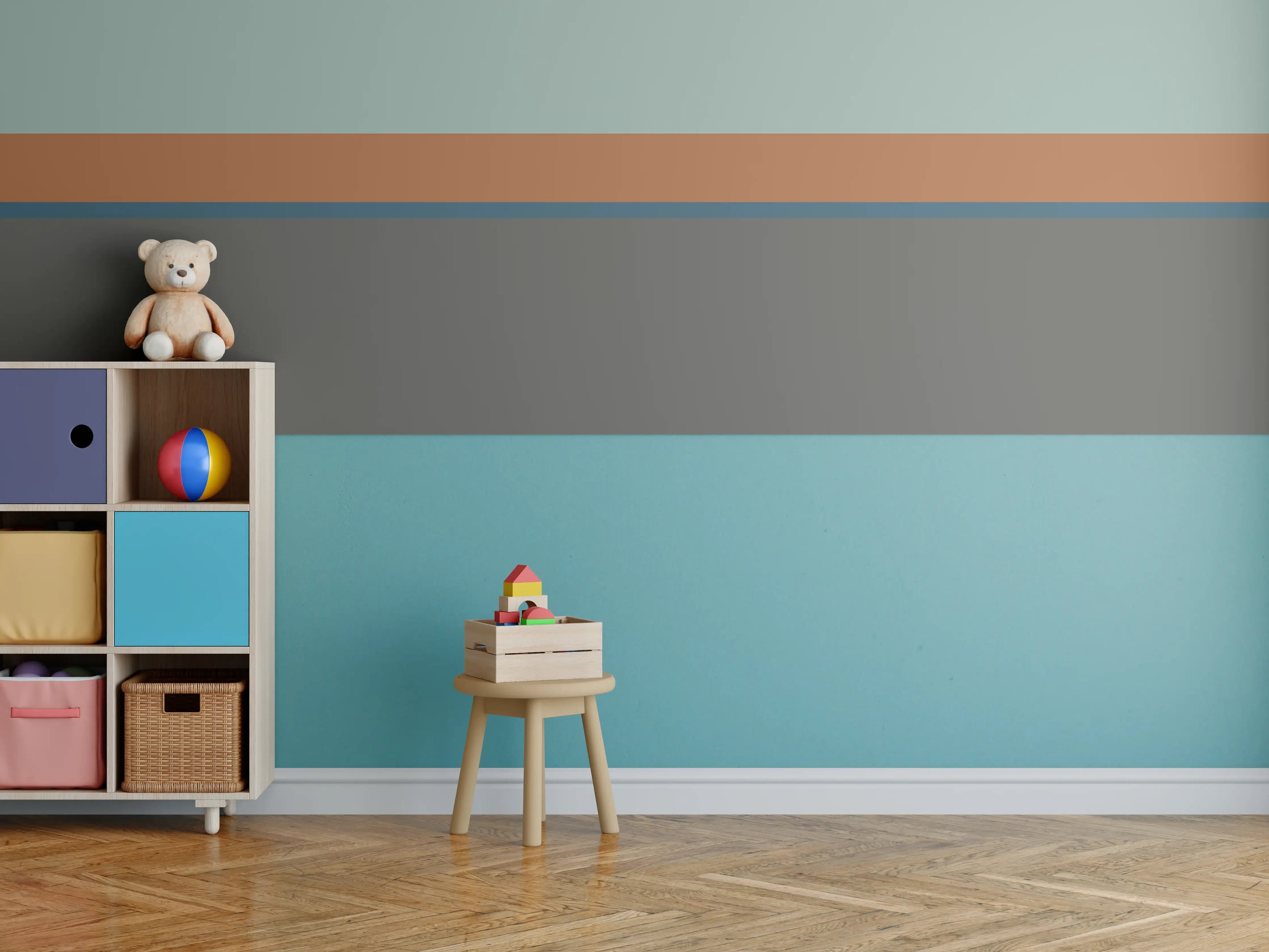 Kinderzimmer Wandgestaltung - The Retros - Horizontal - Jon