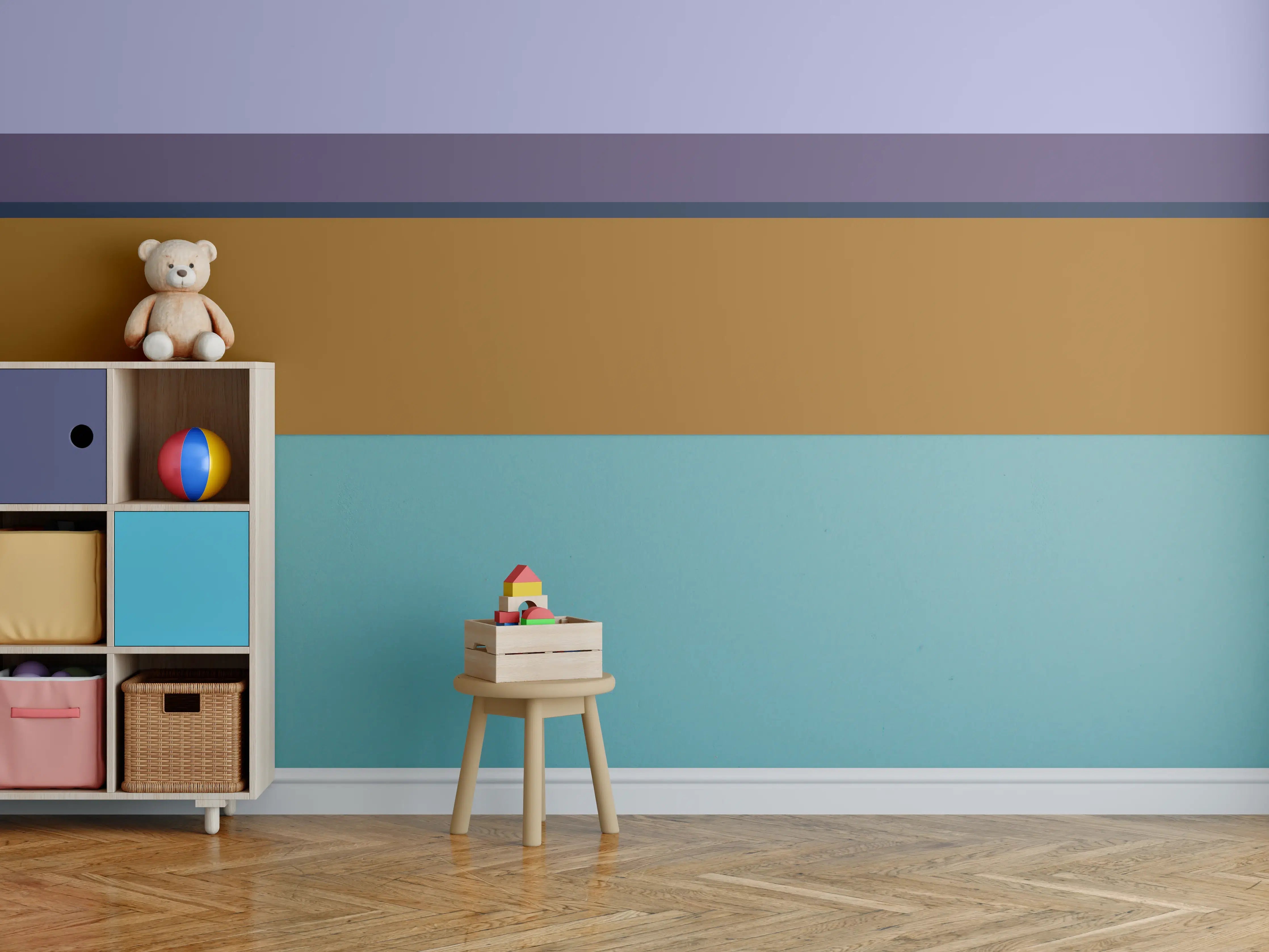 Kinderzimmer Wandgestaltung - The Retros - Horizontal - Tyrion