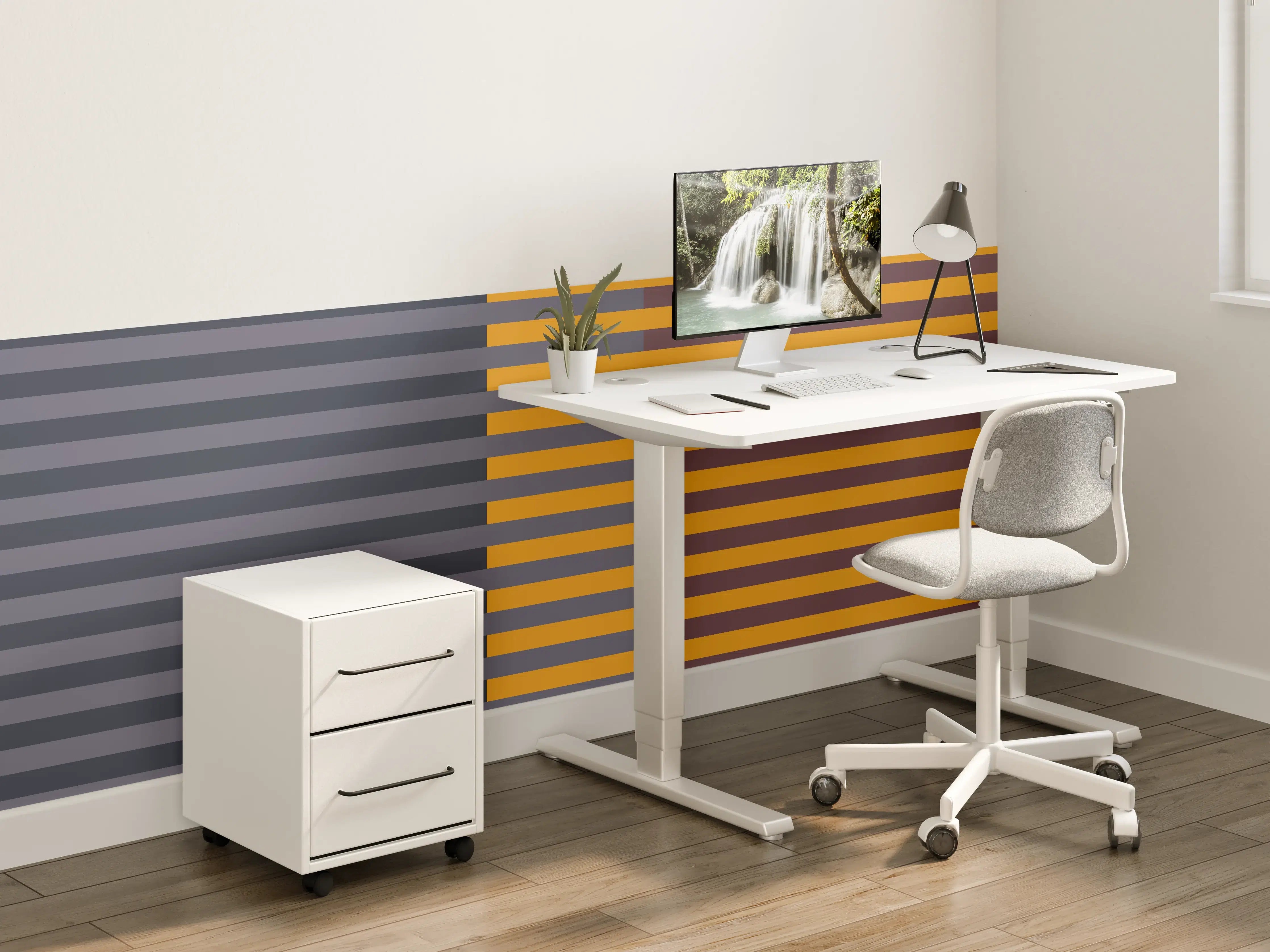 Kinderzimmer Wandgestaltung - The Retros - Multy Stripes - Cersai