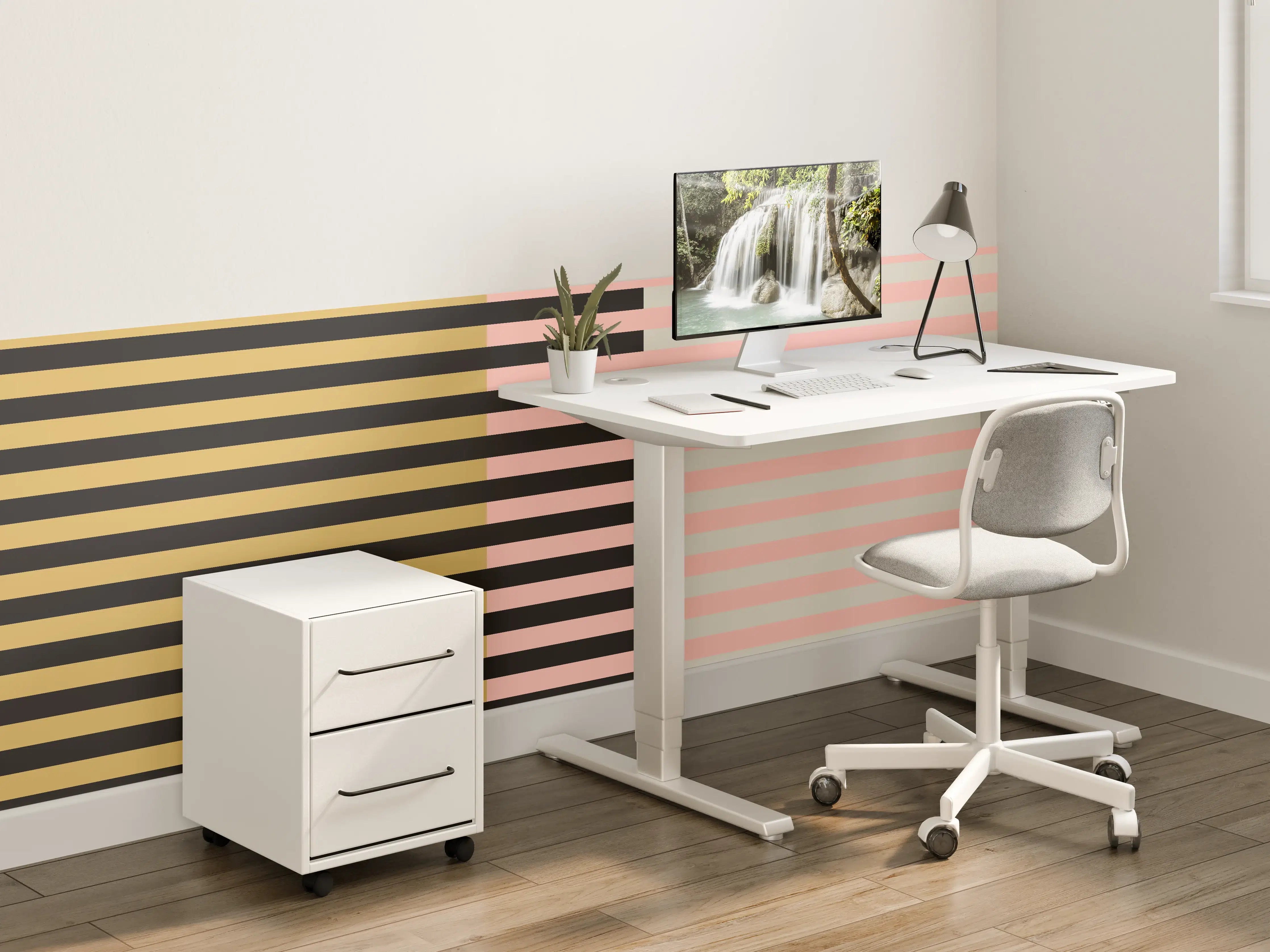 Kinderzimmer Wandgestaltung - The Retros - Multy Stripes - Daenerys